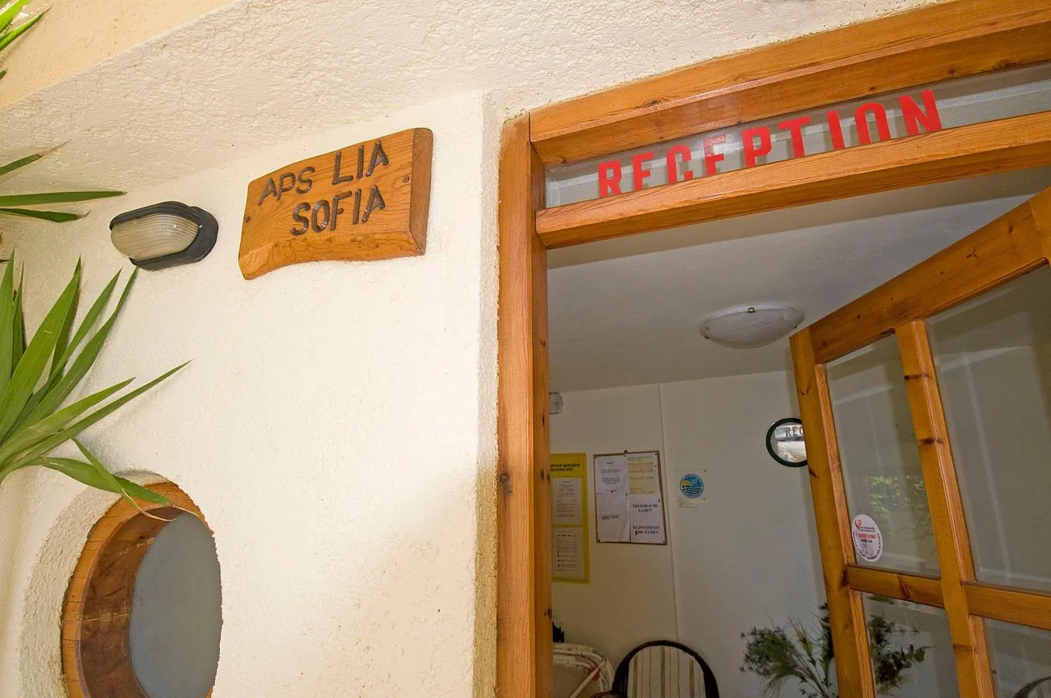 Logo/Certificate/Sign in Lia Sofia Apartments