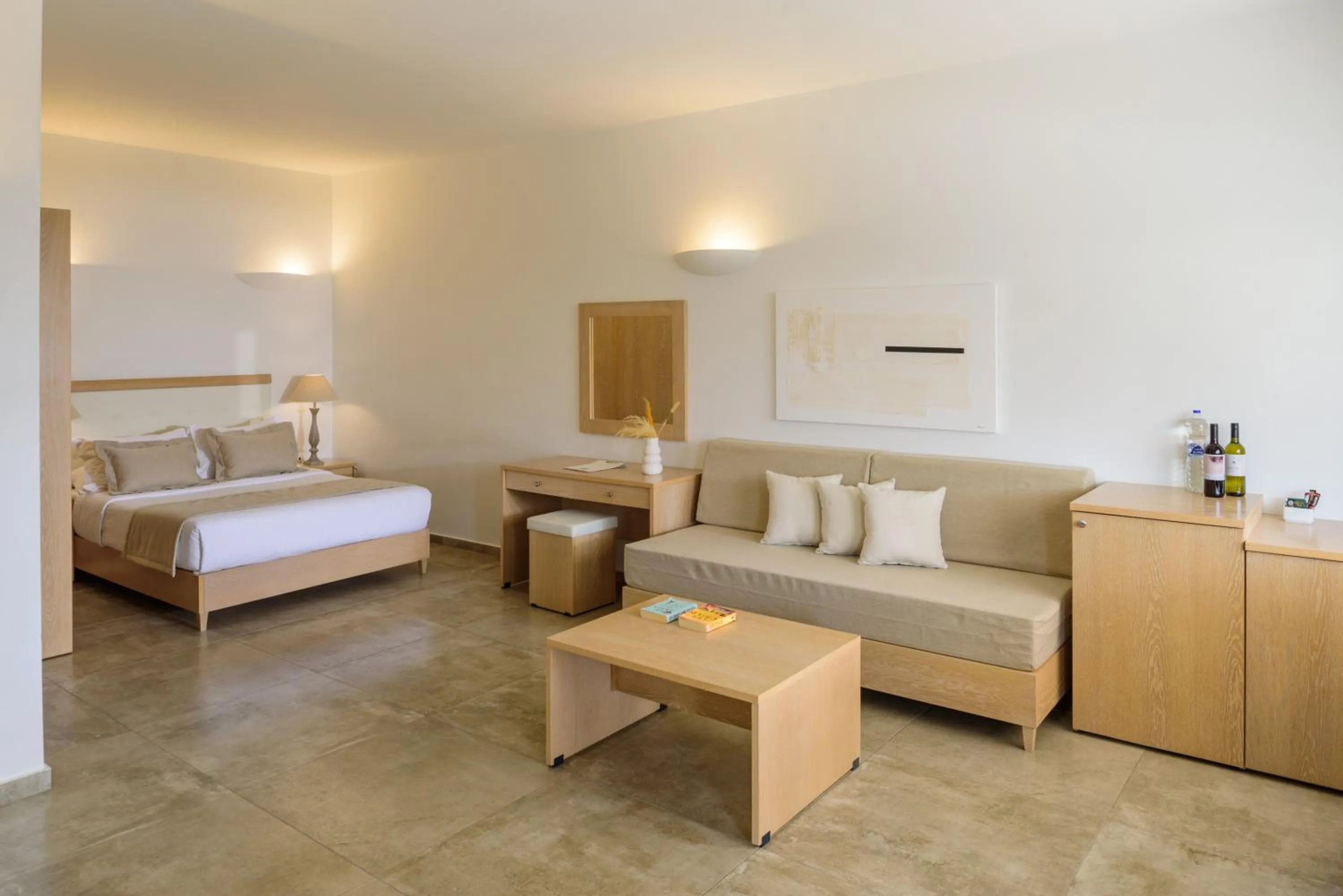 Bed in Aliter Suites