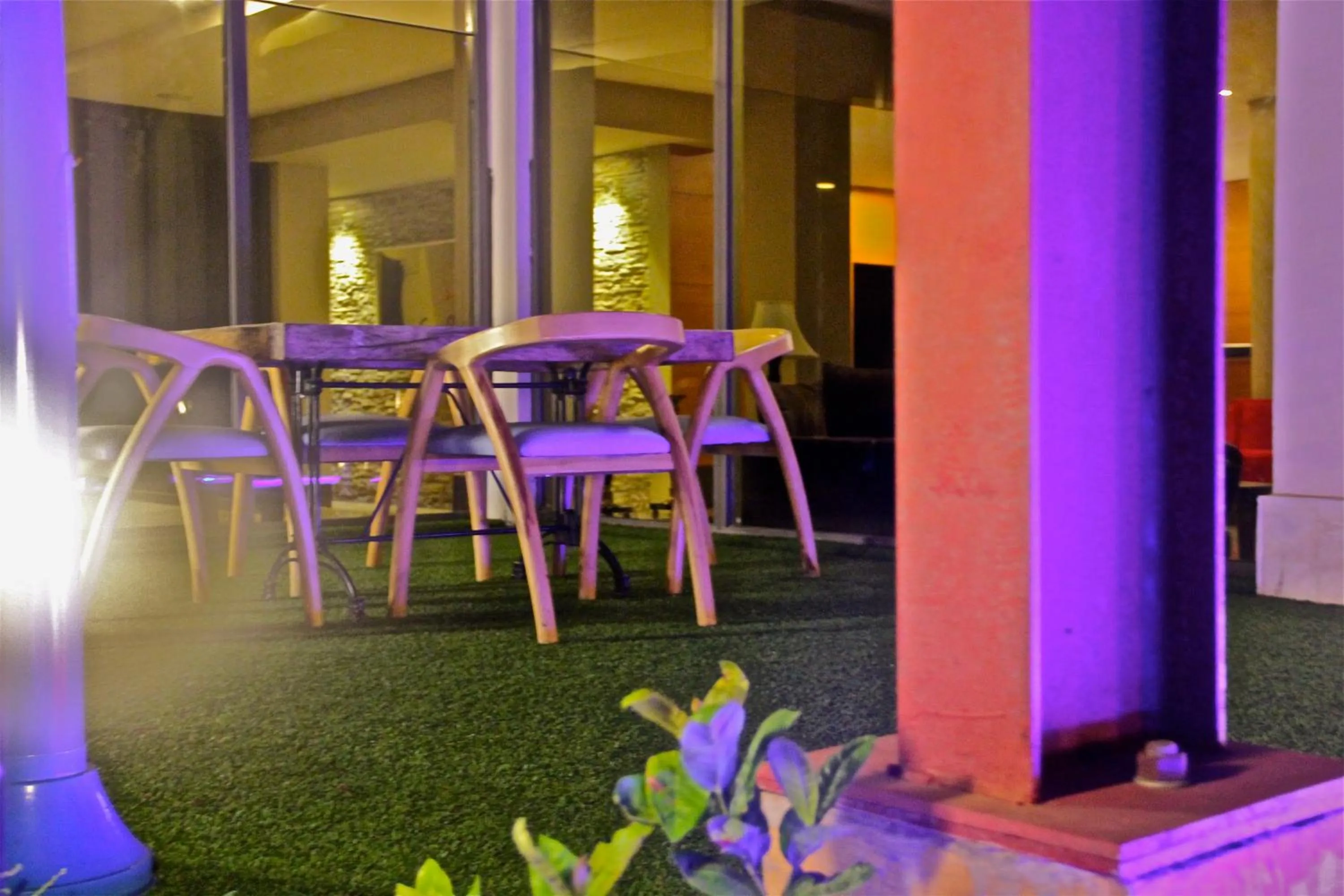 Patio in Casablu Hotel