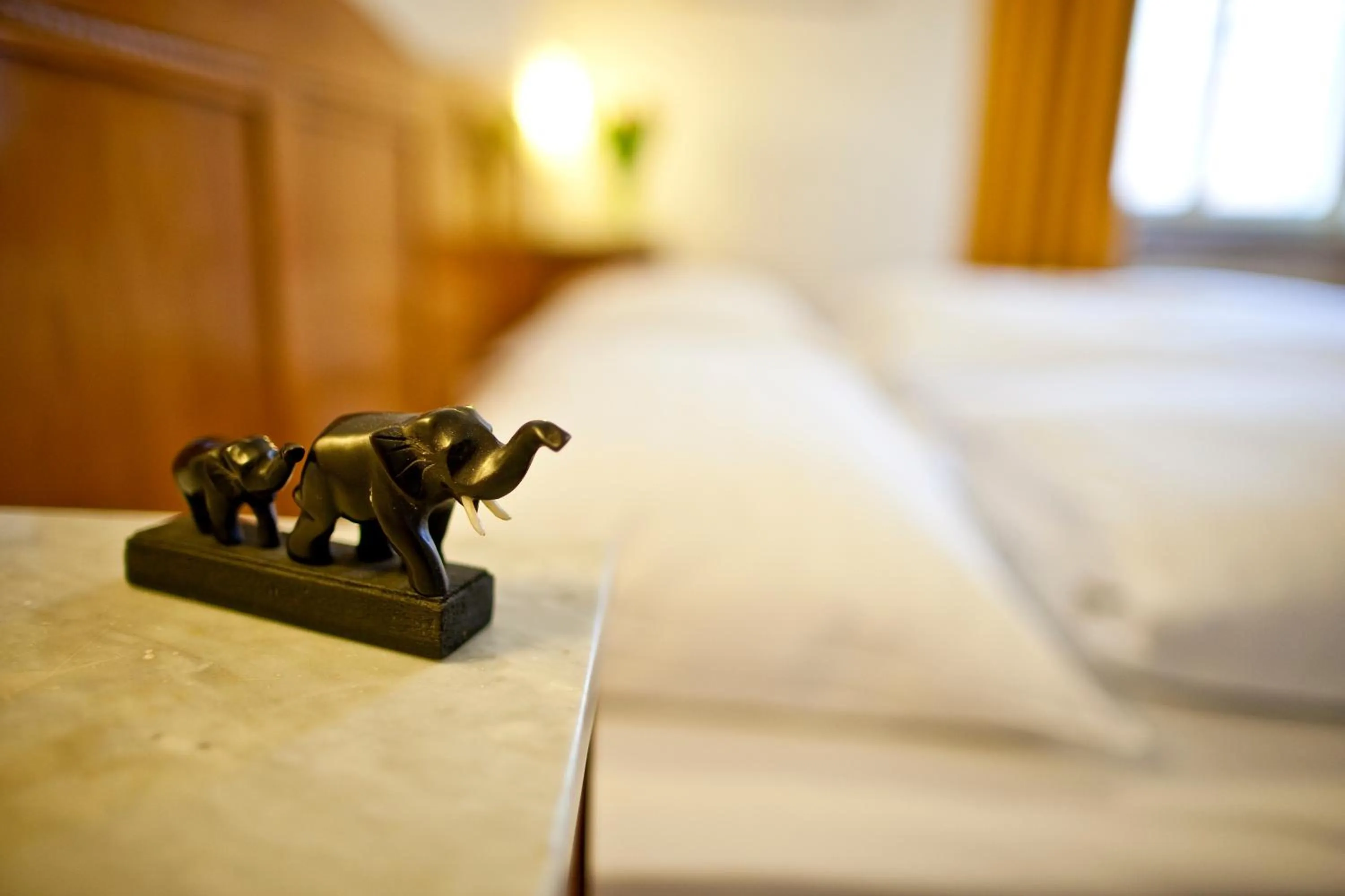 Decorative detail, Bed in Hotel Elefant