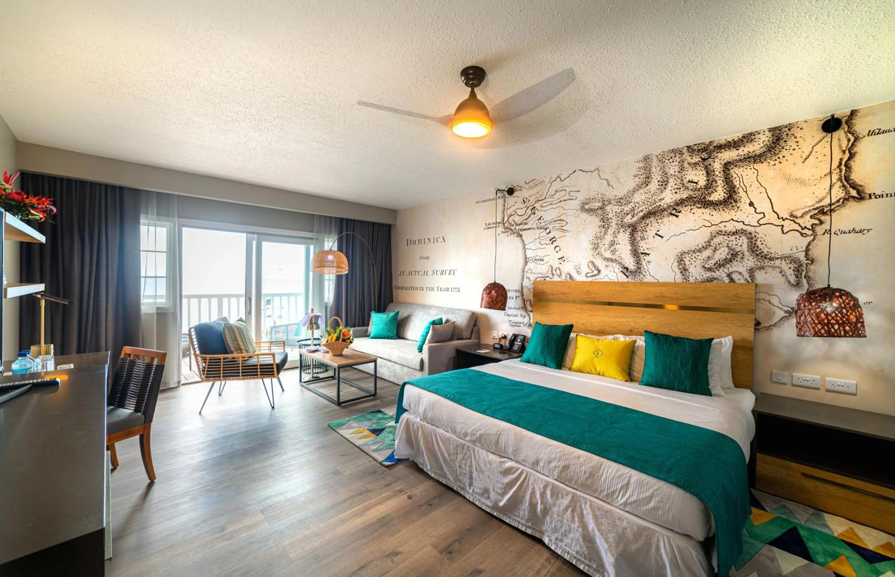 View (from property/room), Bed in Fort Young Hotel