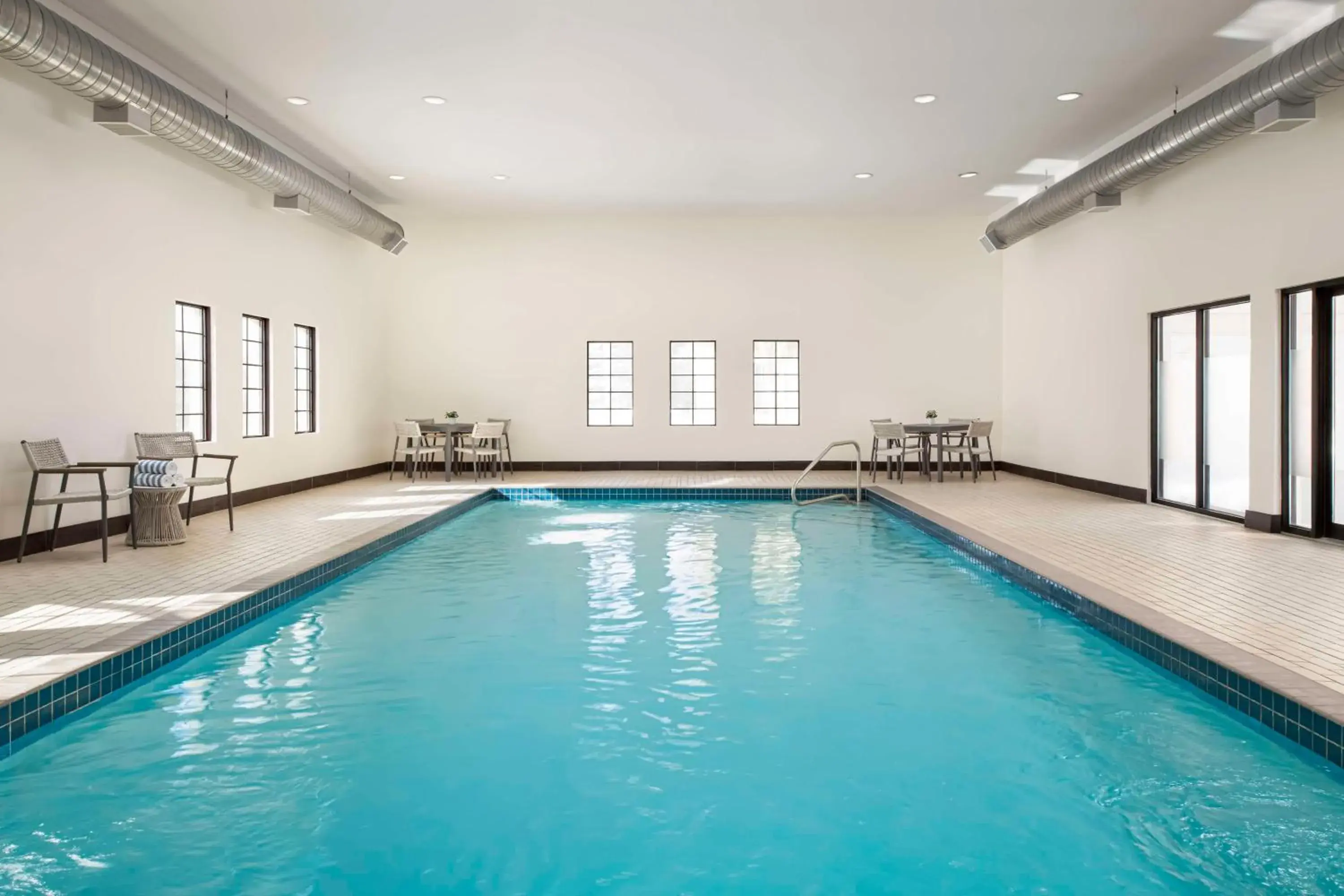 Pool view in Sonesta ES Suites Toronto Markham Pool view in Sonesta ES Suites Toronto Markham