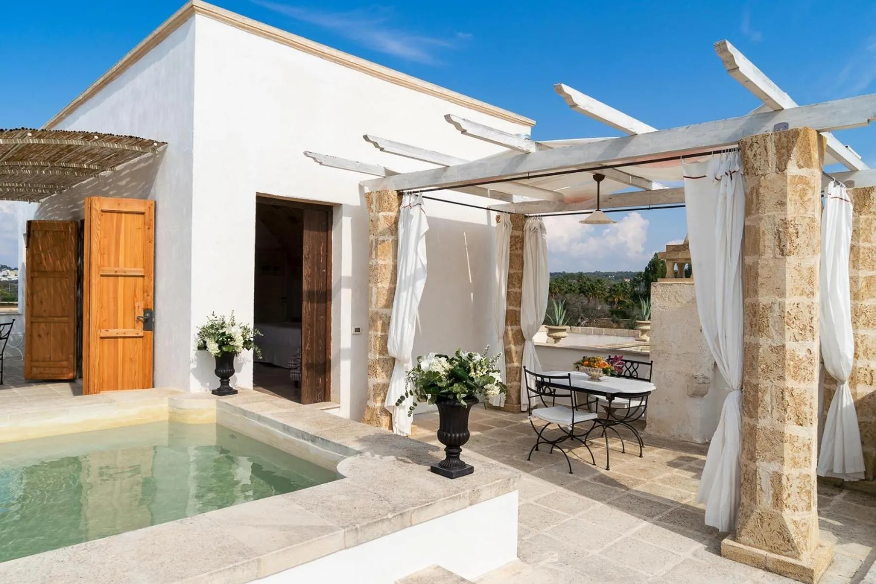 Pool view in Tenuta Mosè Charming House&Relais Gallipoli