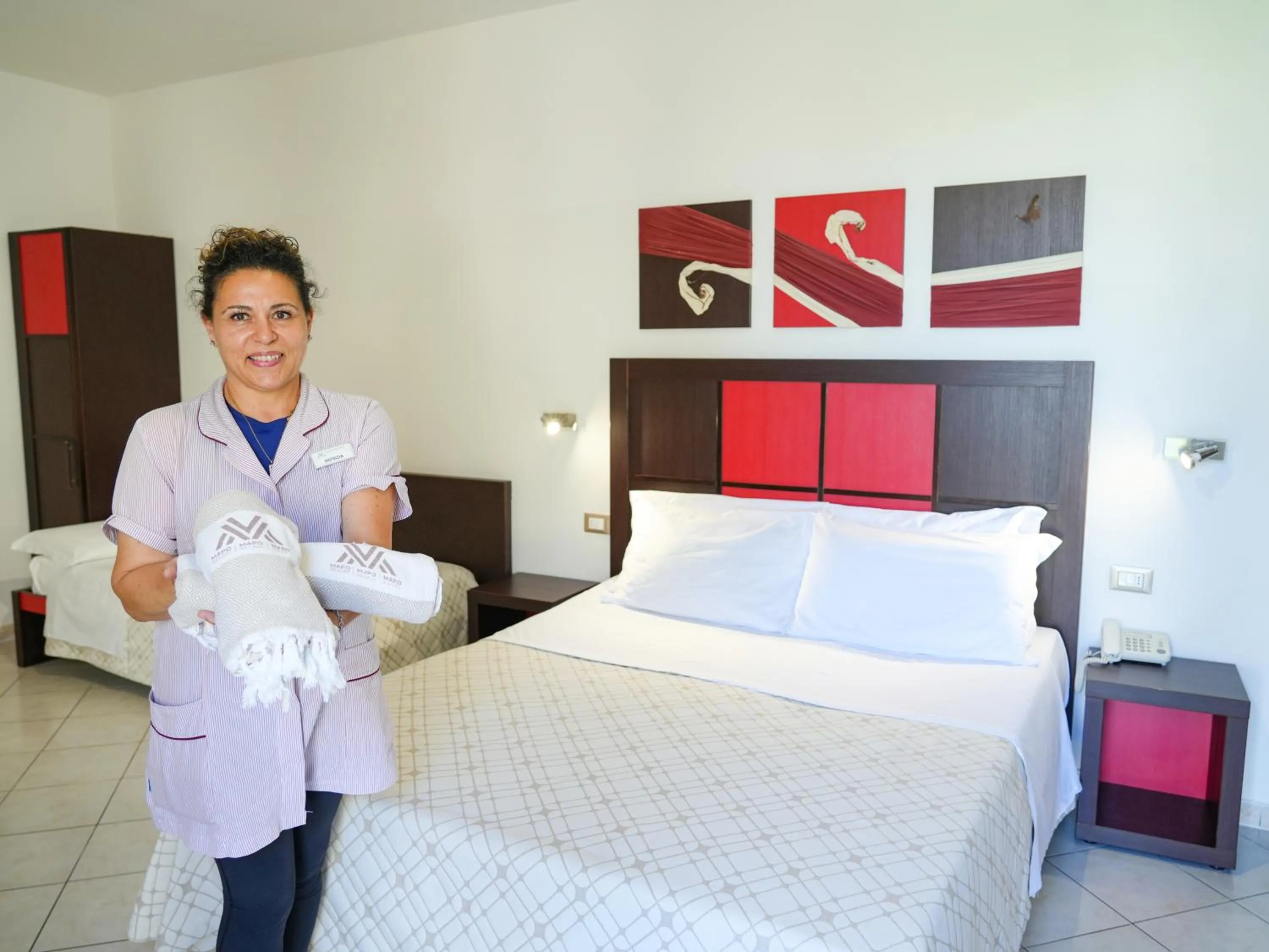 Bed in Resort Villa Hermosa