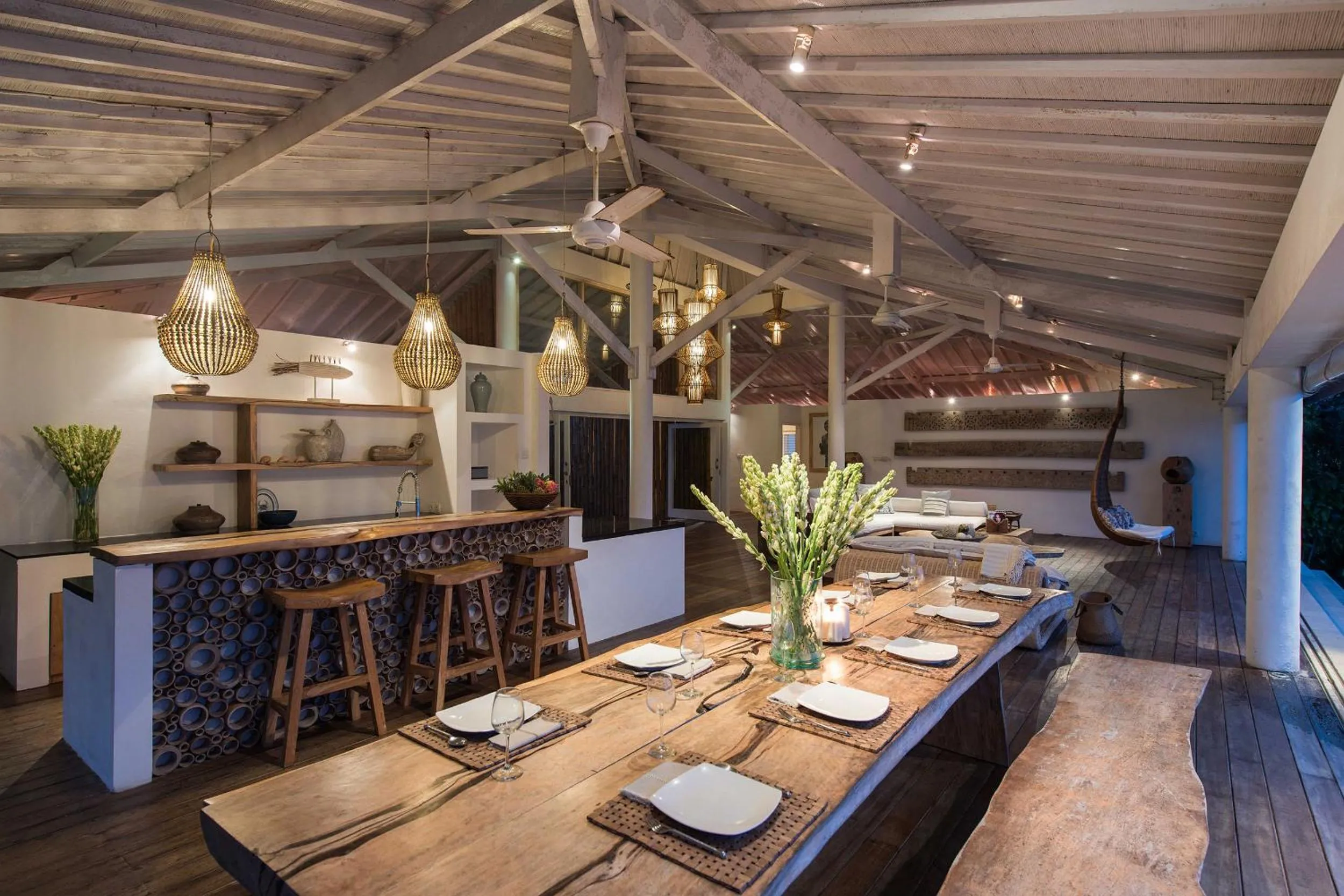Dining area in Villa Tranquilla
