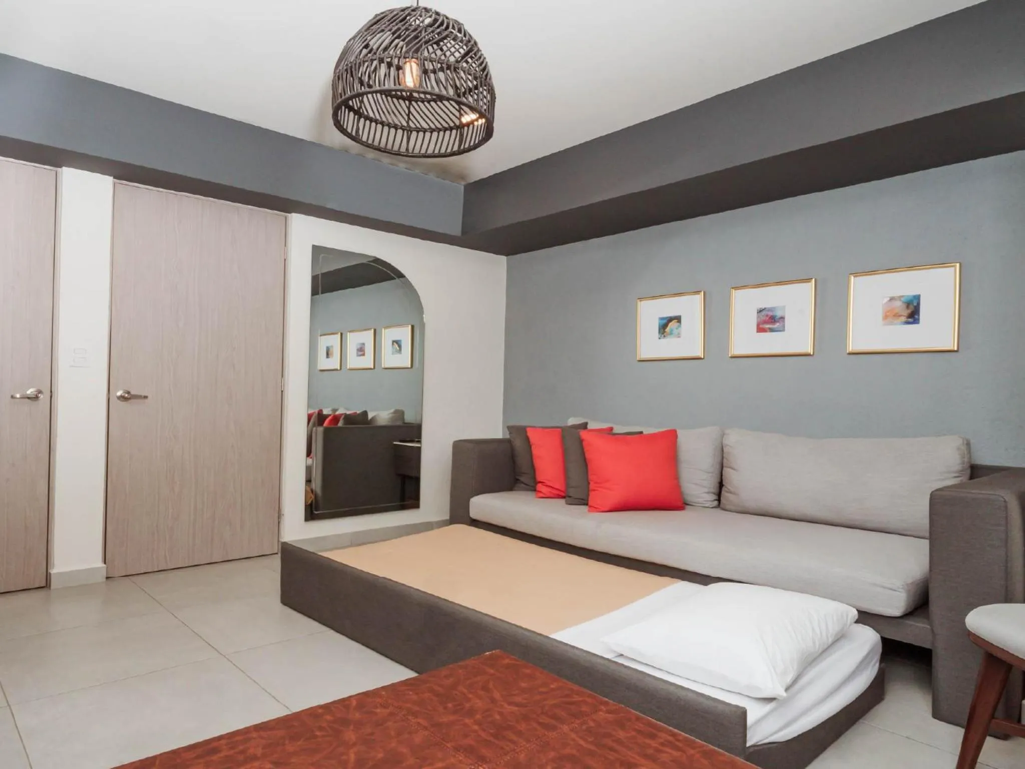 Bed in HS HOTSSON Hotel Acapulco