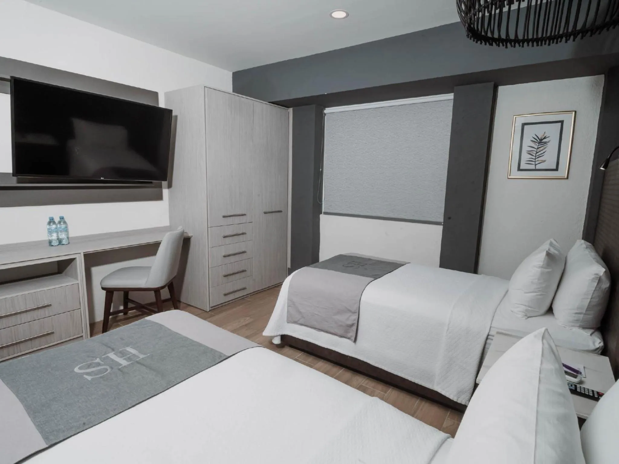 Communal lounge/ TV room, Bed in HS HOTSSON Hotel Acapulco