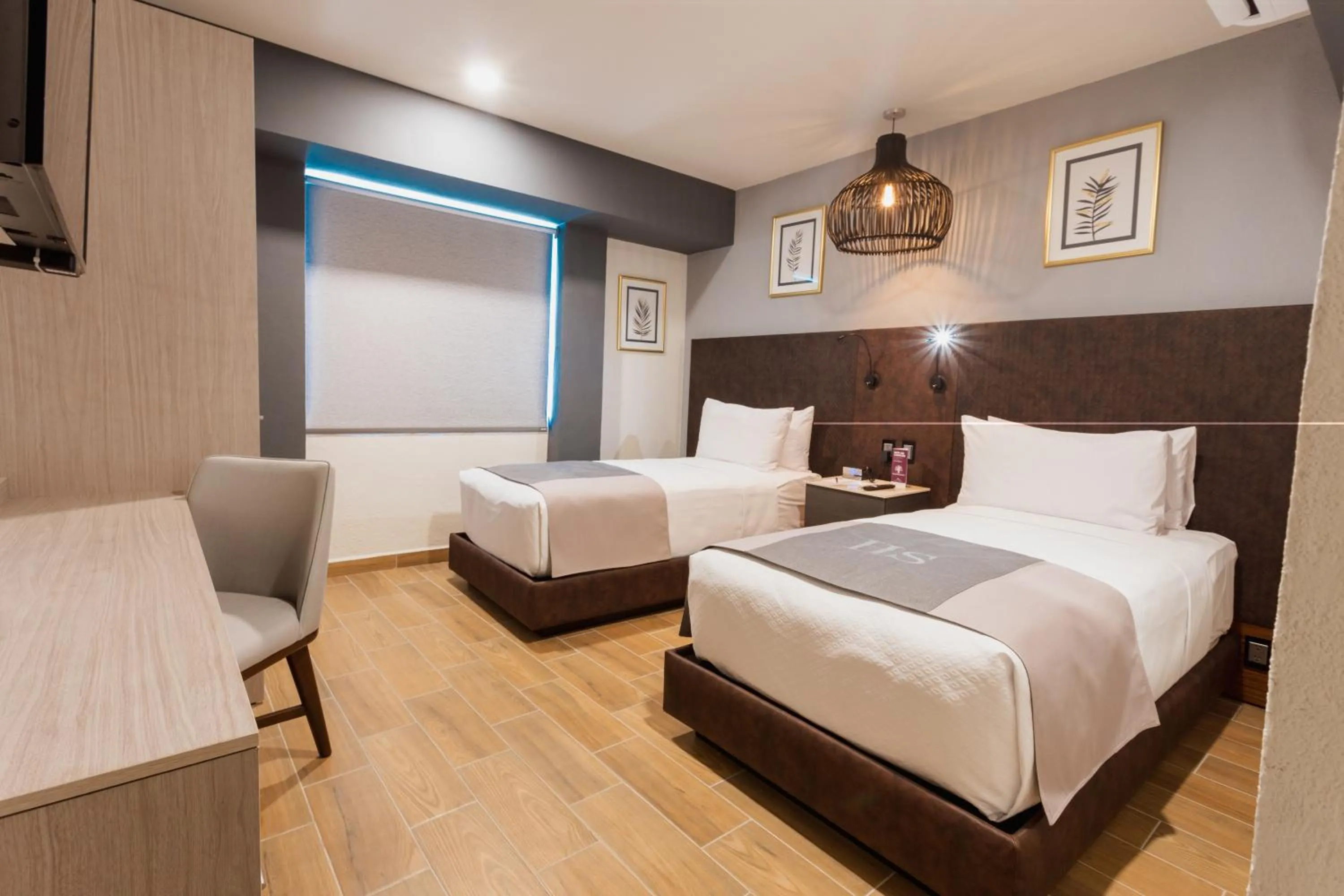 Bed in HS HOTSSON Hotel Acapulco