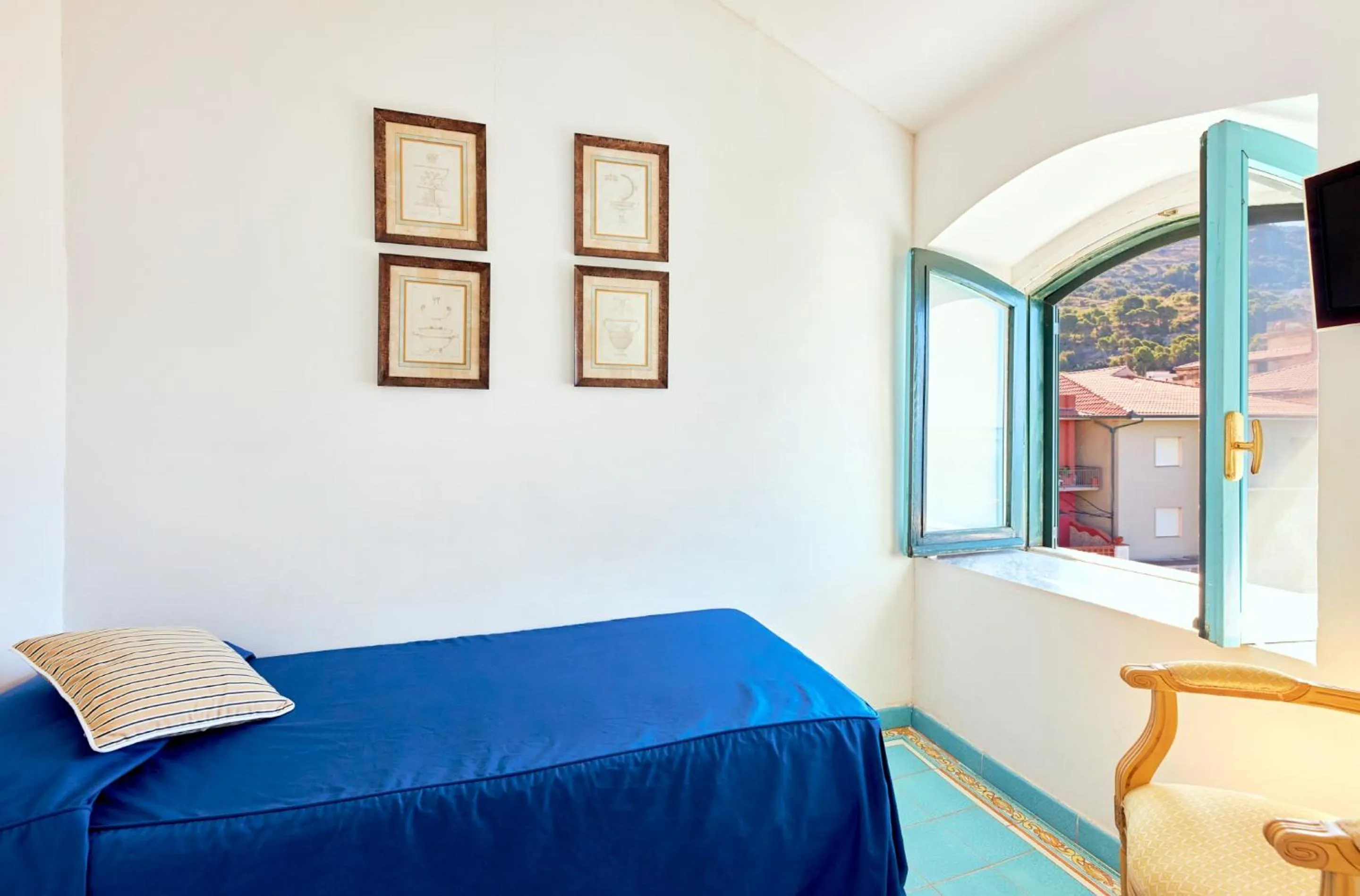 Bedroom, Bed in Hotel Villa Sirio