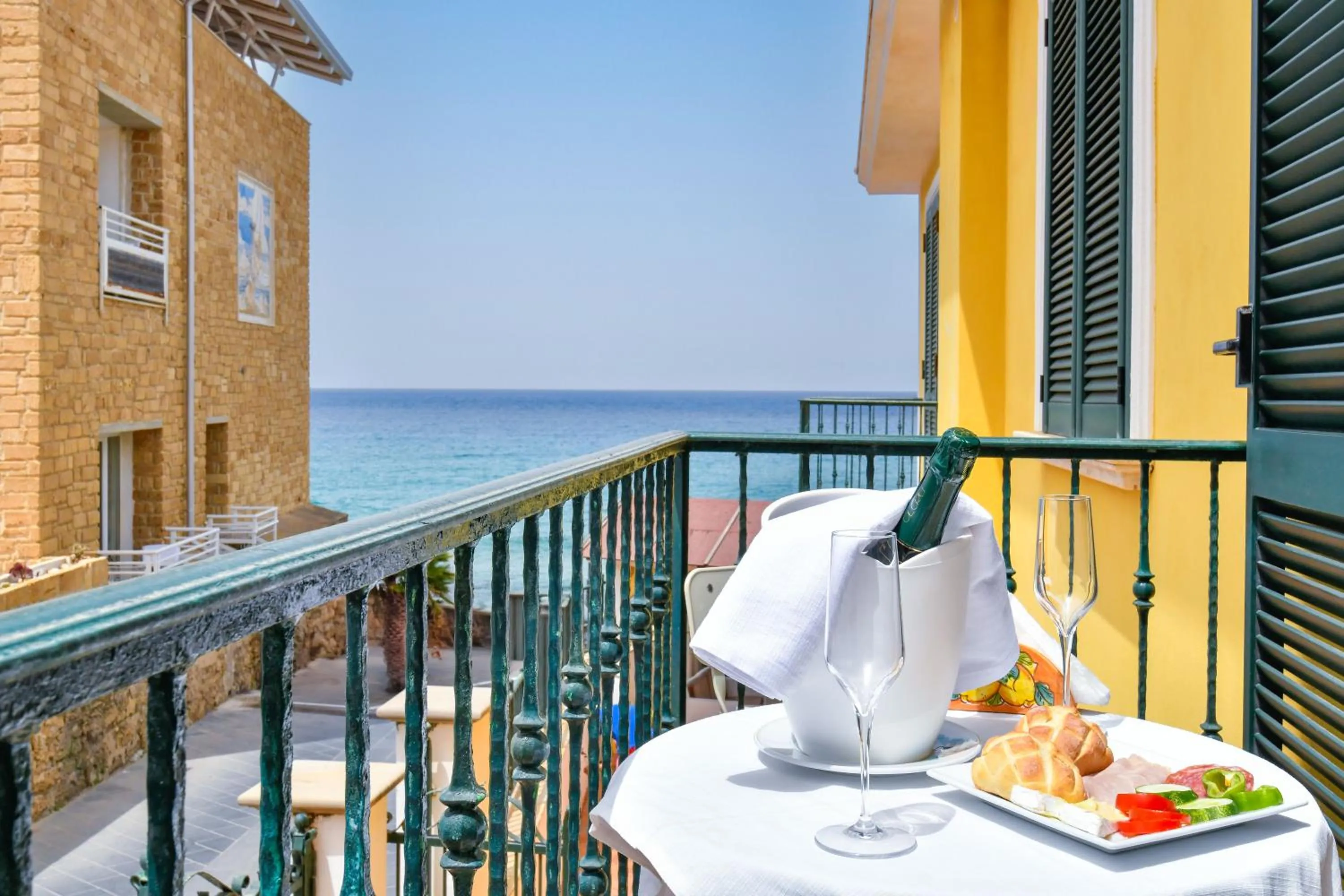 Balcony/Terrace in Hotel Villa Sirio
