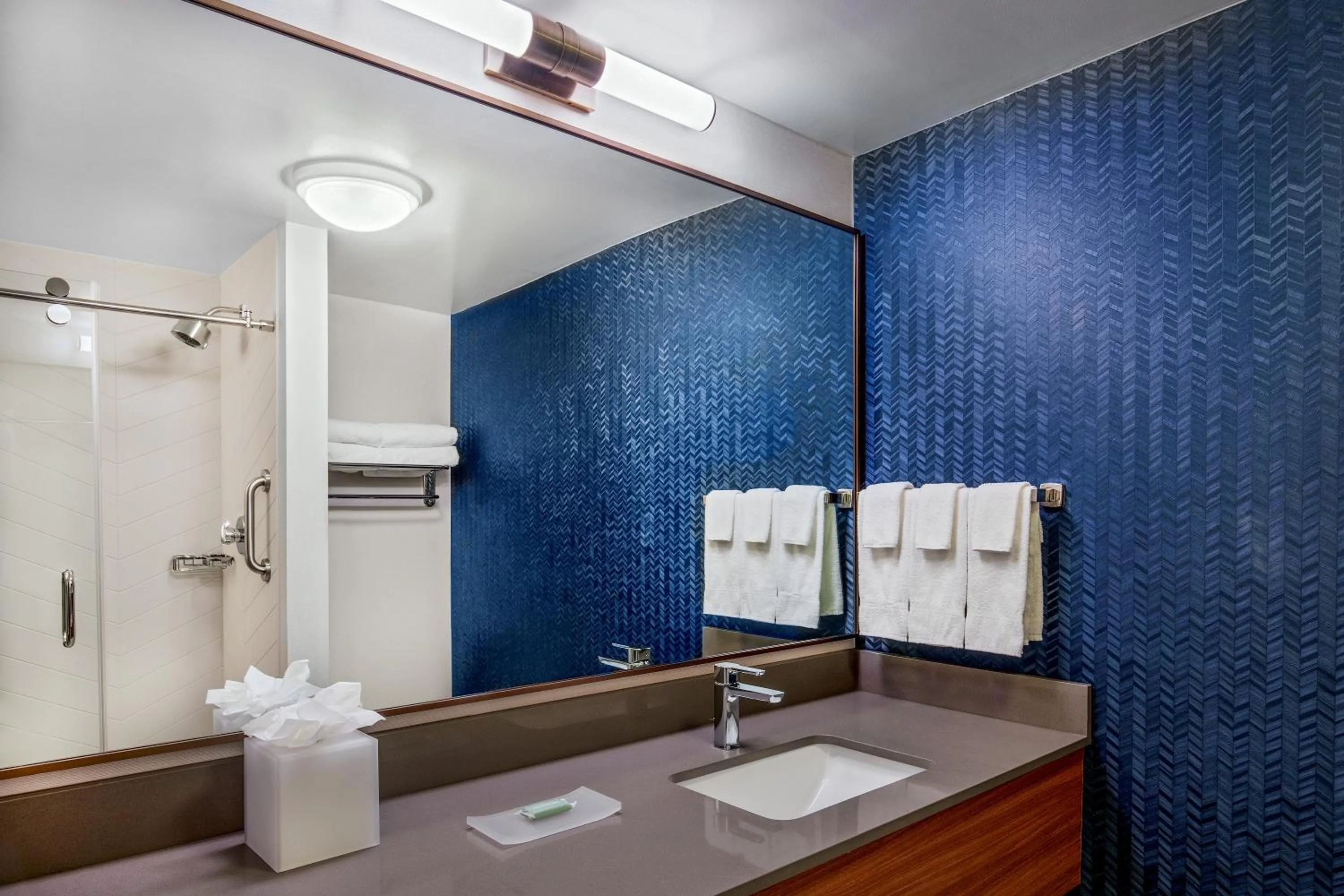 Bathroom in Fairfield Inn & Suites by Marriott Brunswick Freeport