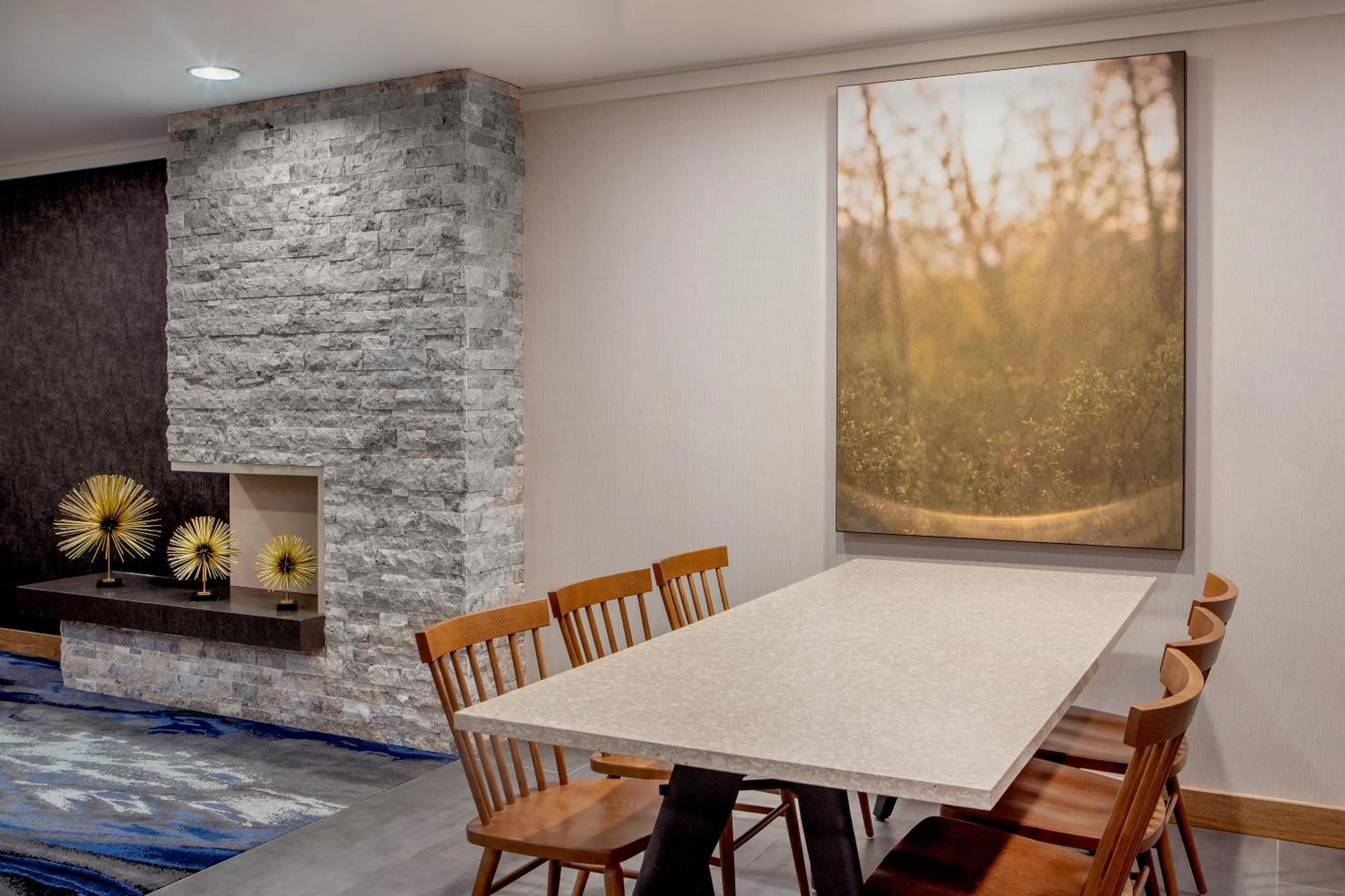 Seating area in Fairfield Inn & Suites by Marriott Brunswick Freeport