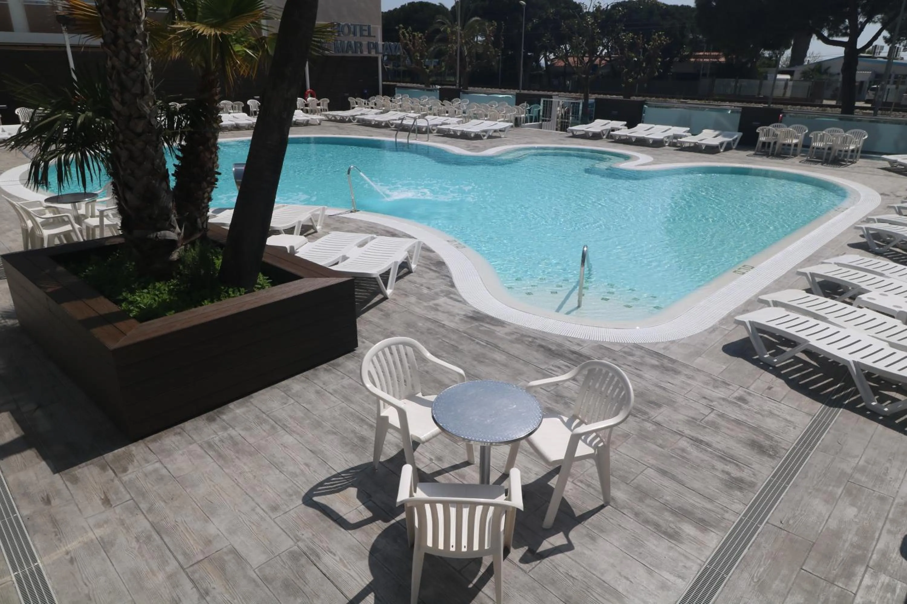 Pool view in Hotel Reymar Playa