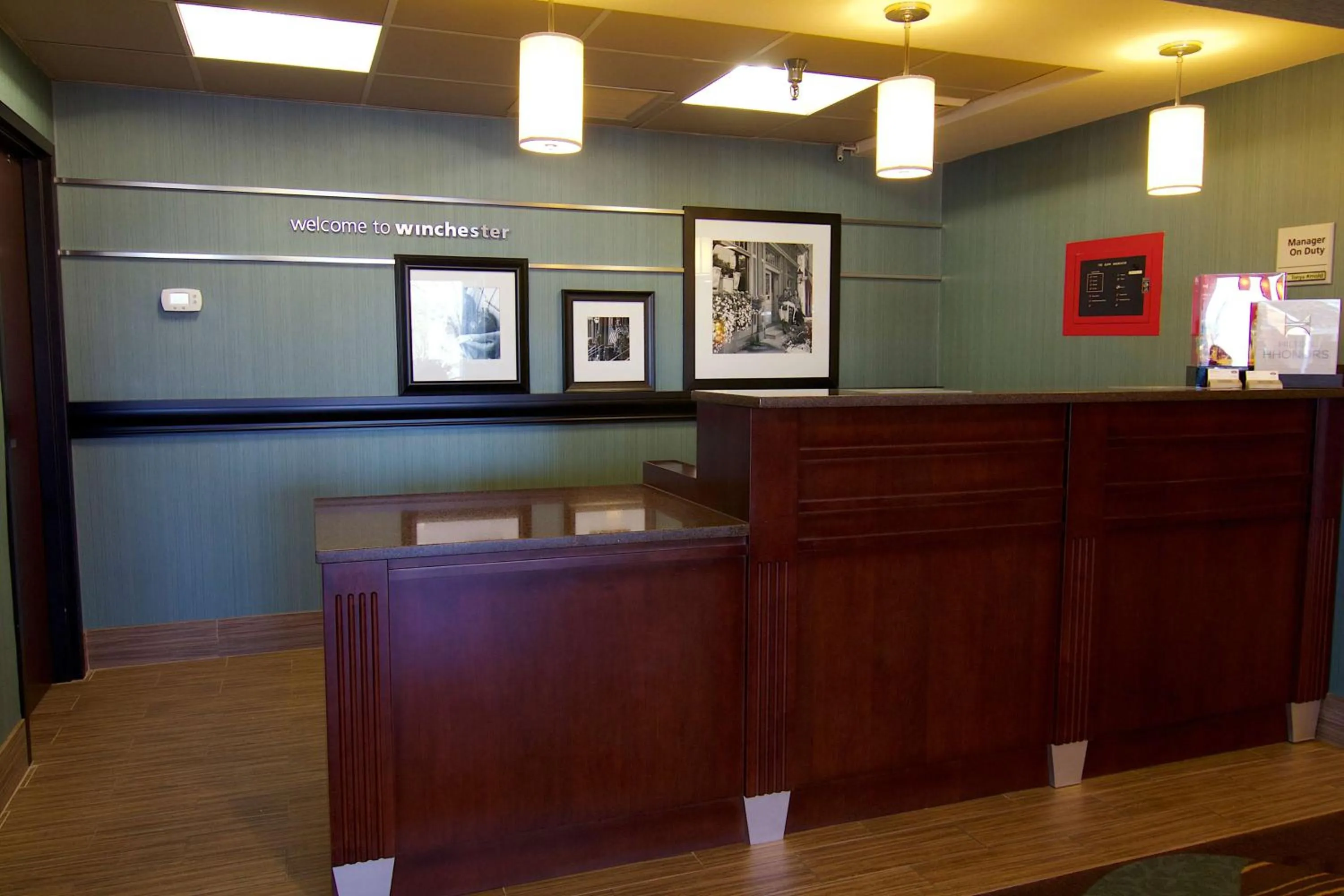 Lobby or reception in Hampton Inn Winchester-University/ Mall