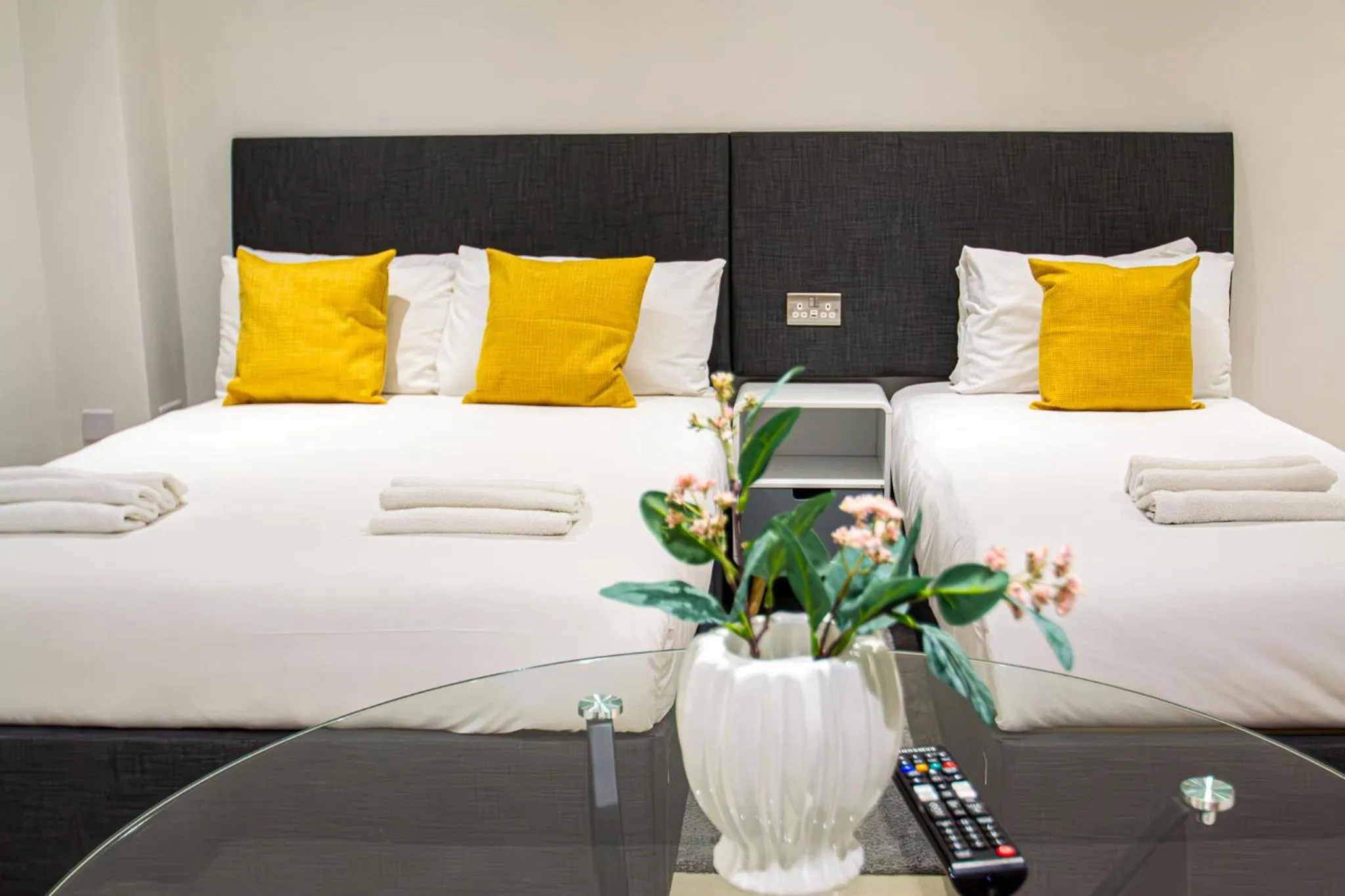 Bed in Imperial Court Suites