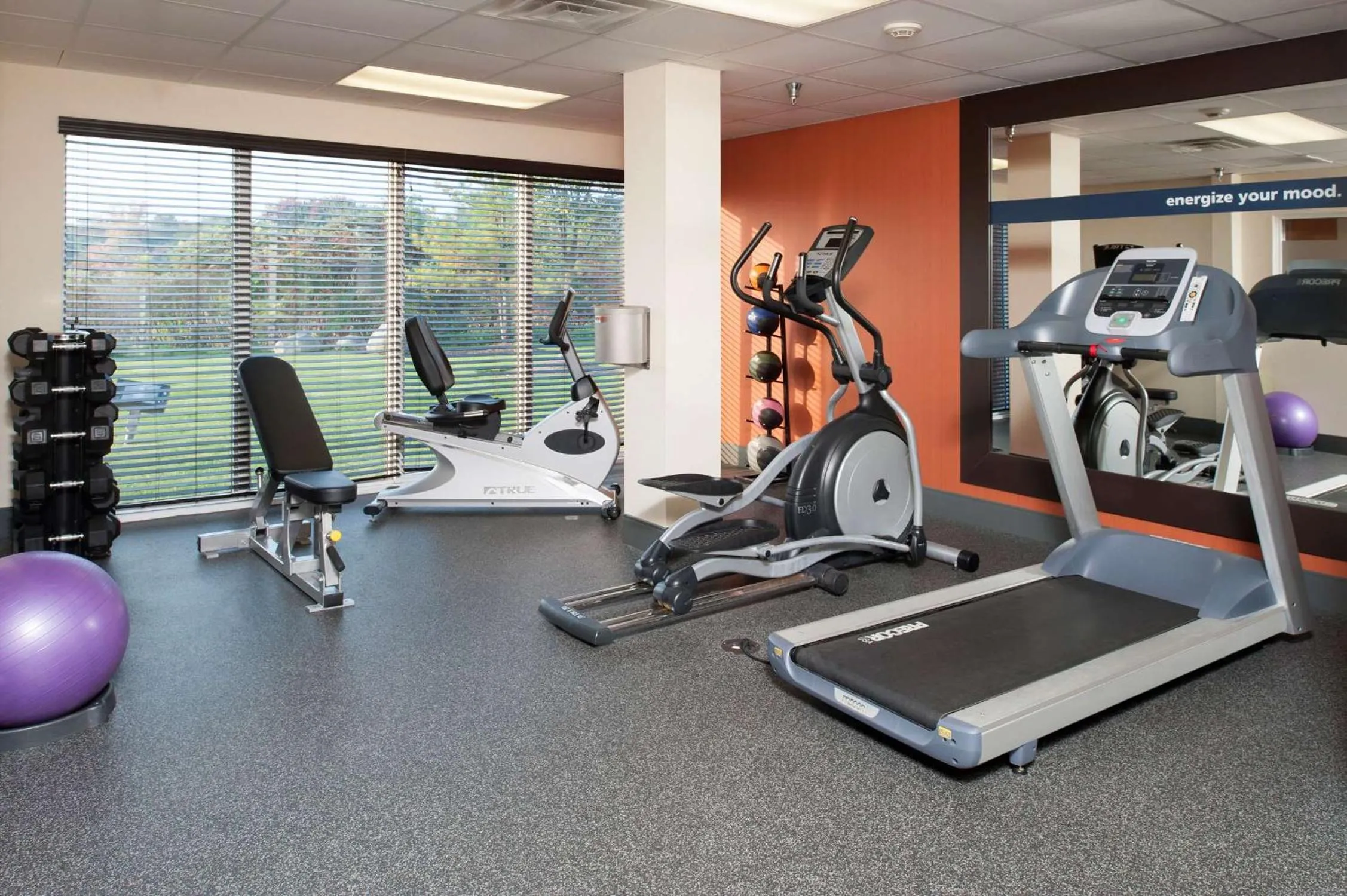 Fitness centre/facilities in Hampton Inn & Suites Cleveland-Southeast-Streetsboro