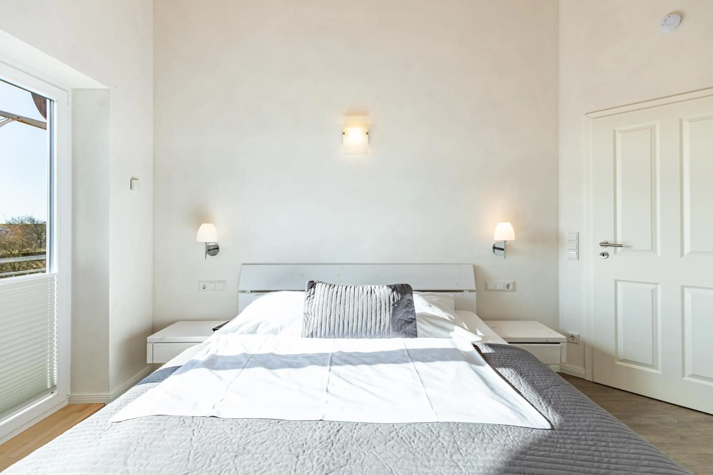 Bed in Ferienhaus Rotschenkel