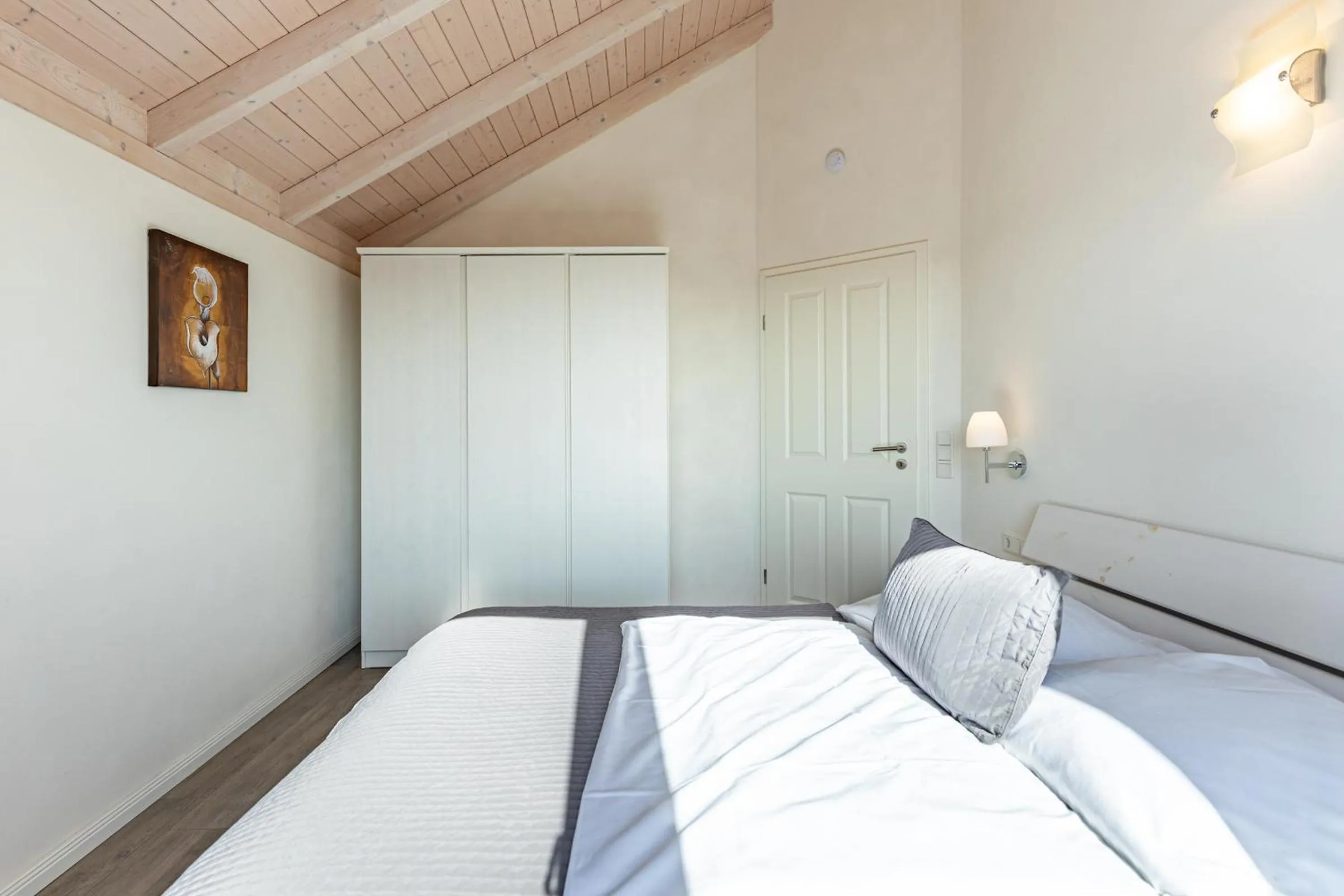 Bed in Ferienhaus Rotschenkel