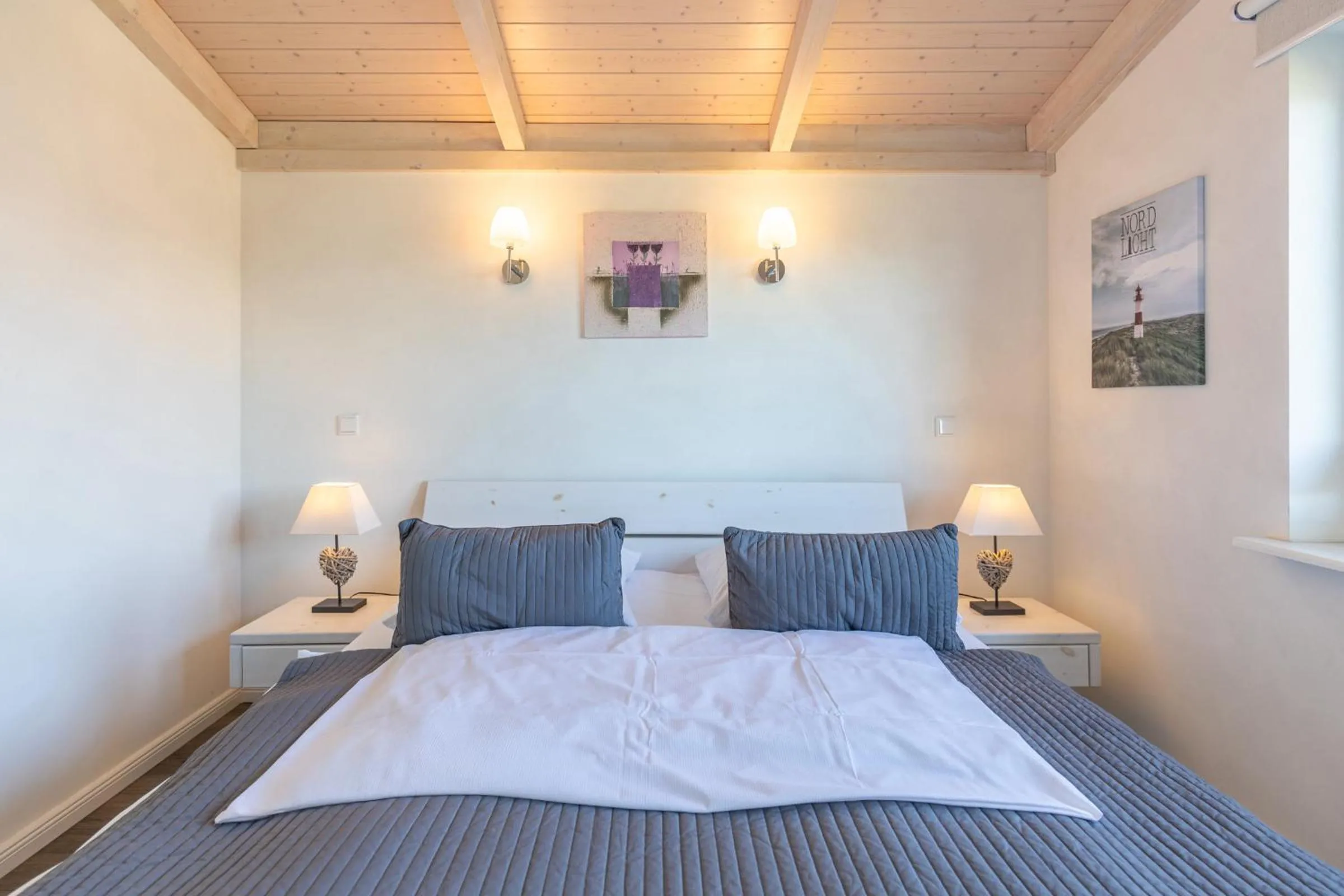 Bed in Ferienhaus Stockente