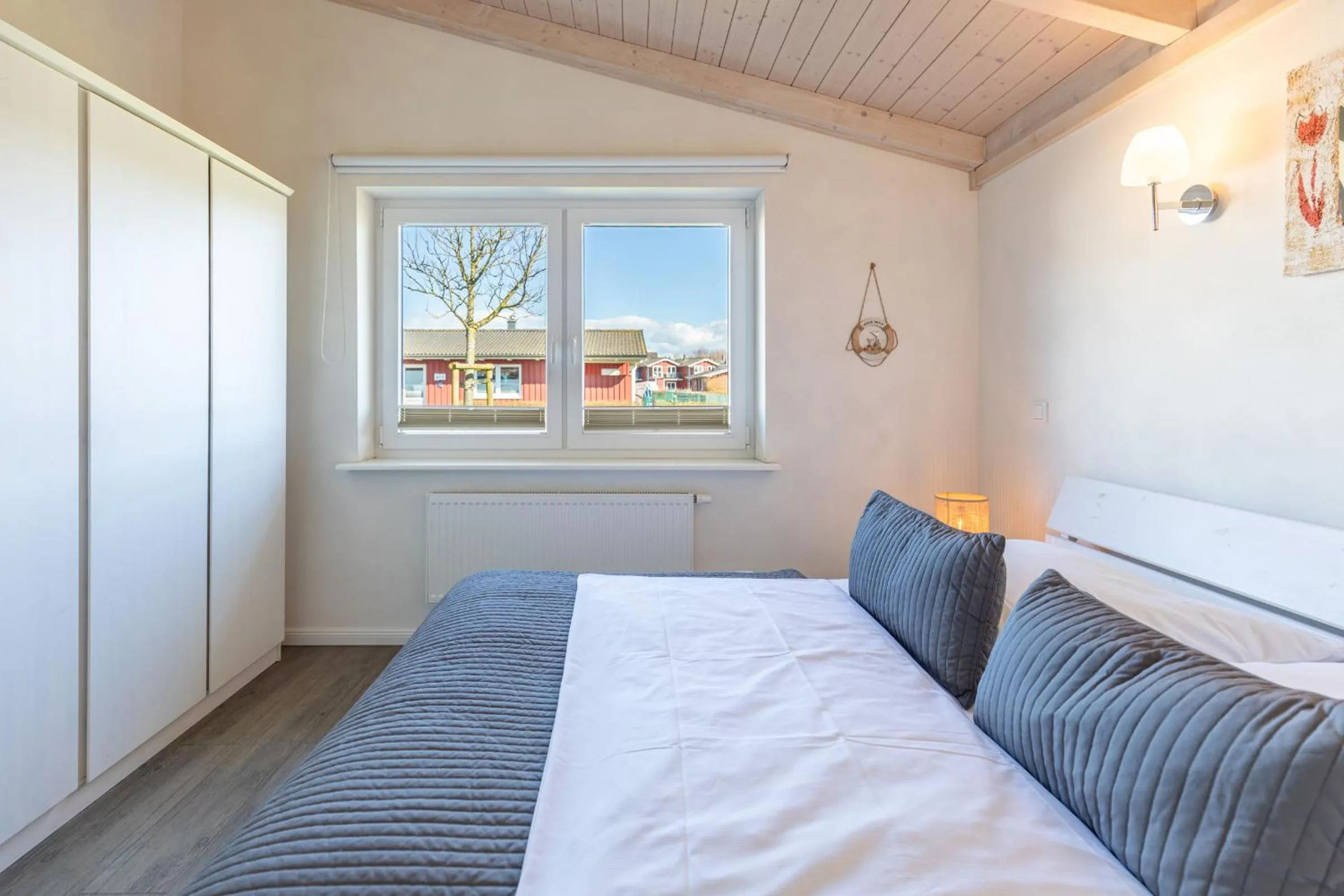 Bed in Ferienhaus Stockente
