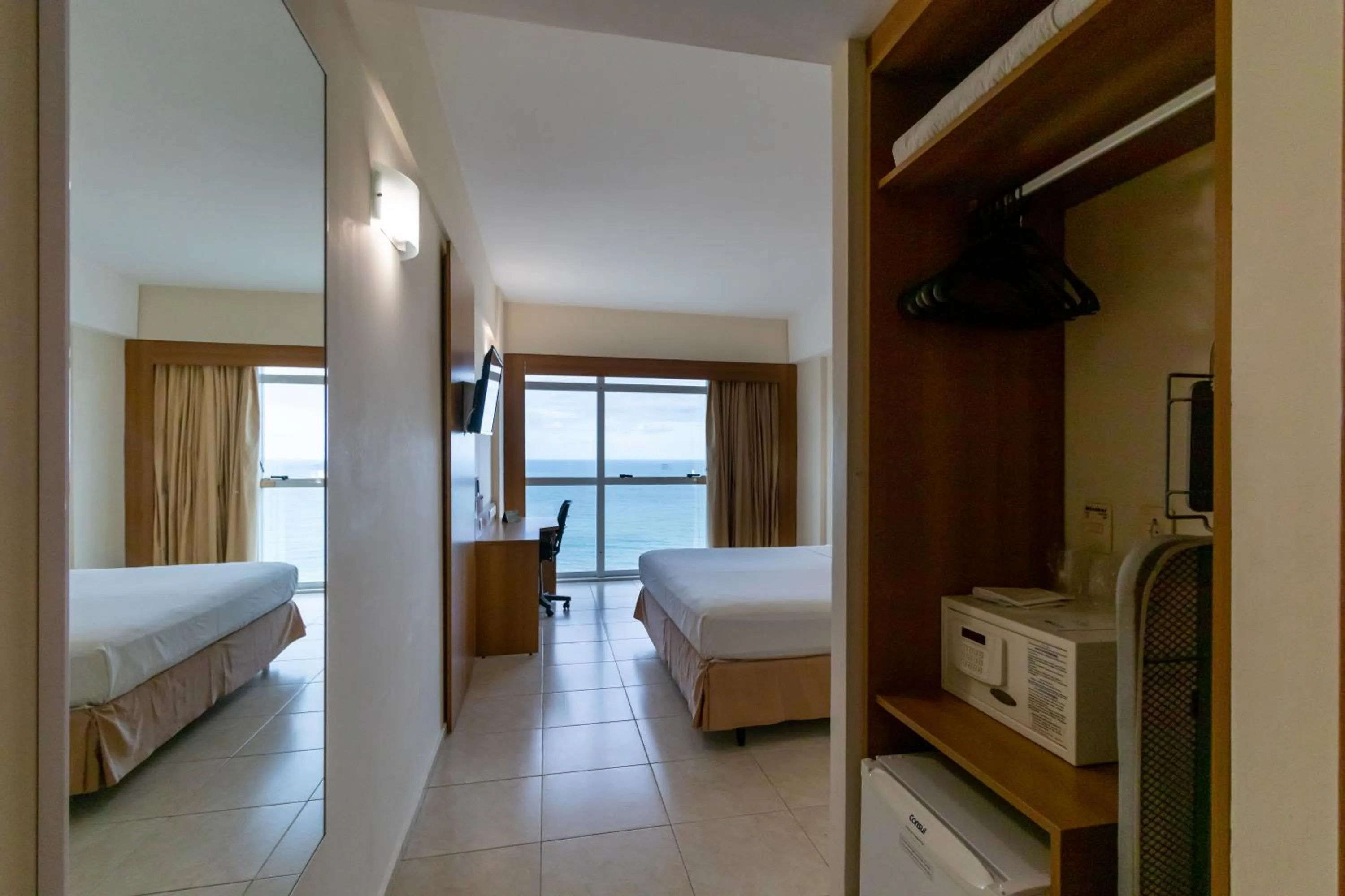 Bed in Praiamar Express Hotel