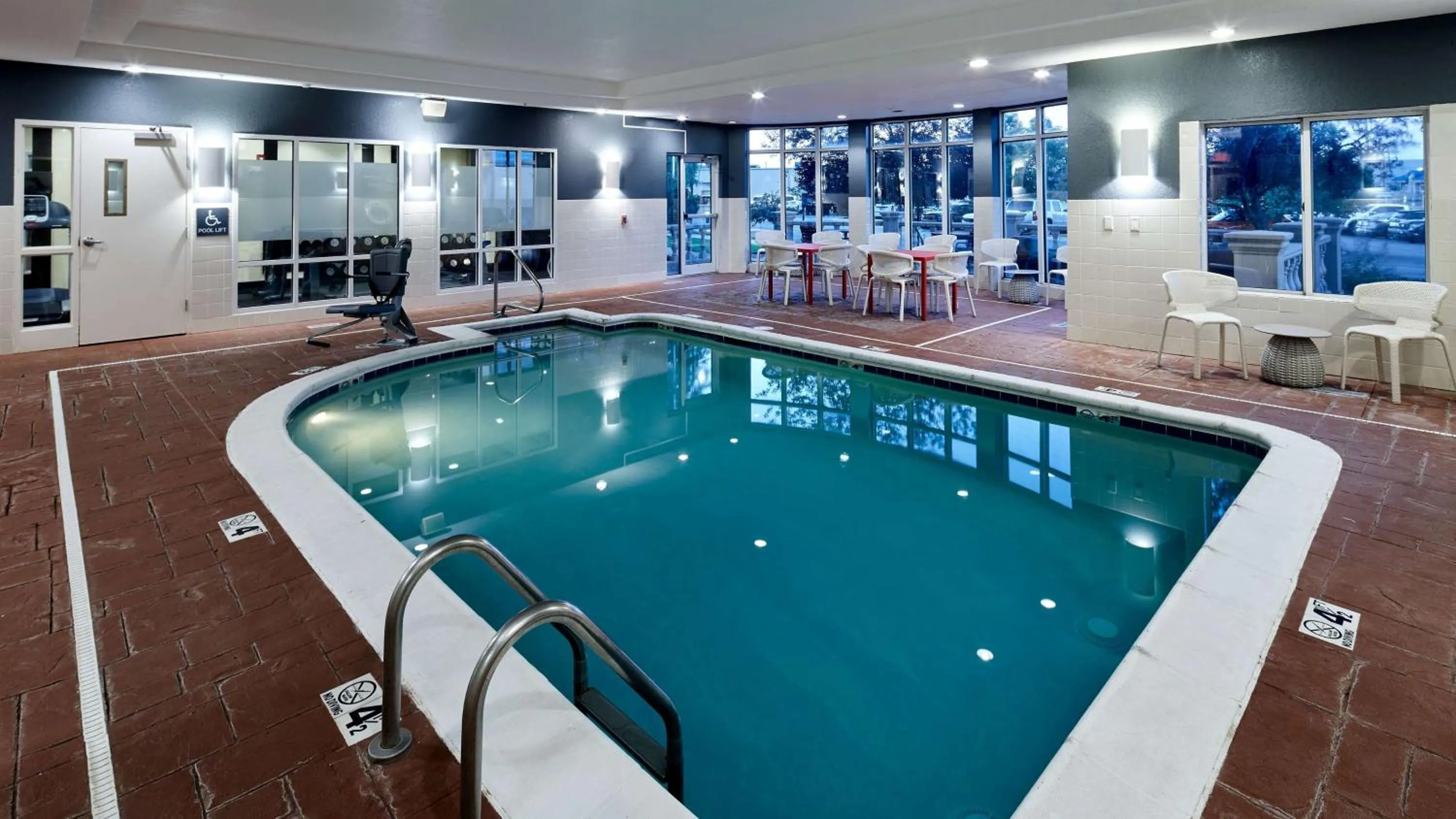 Pool view in Hilton Garden Inn Merrillville