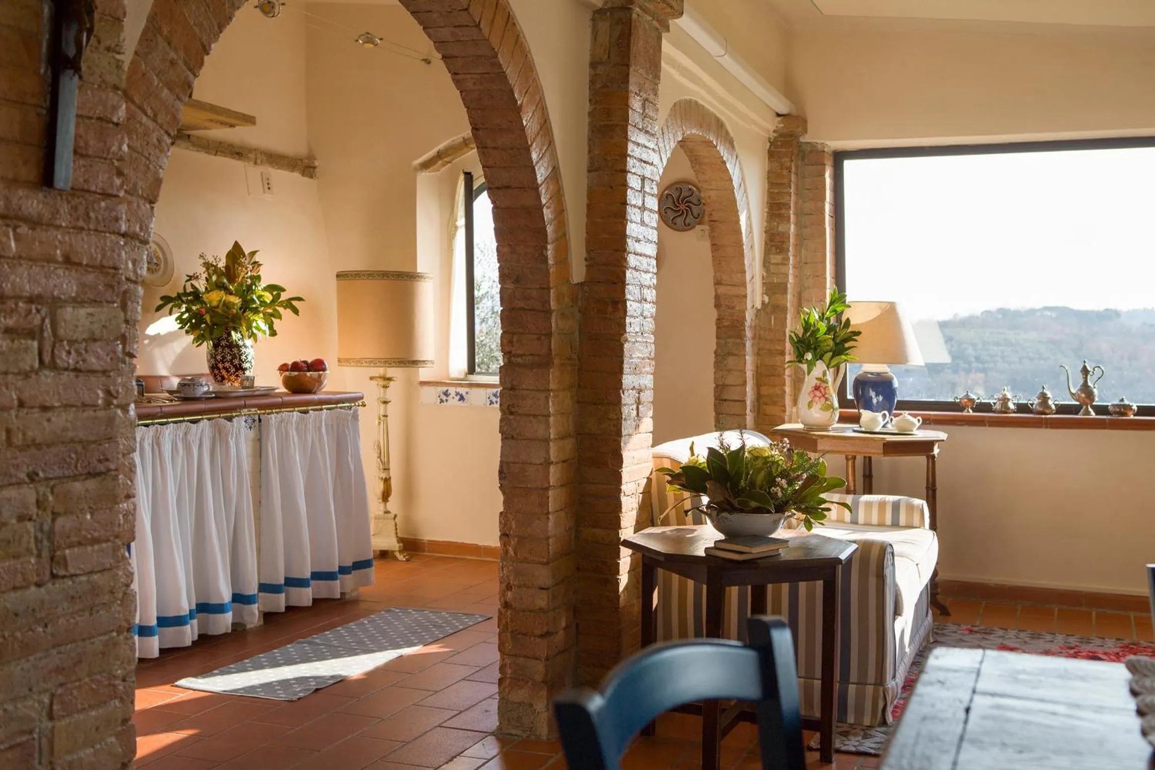 Natural landscape in Villa Fillinelle