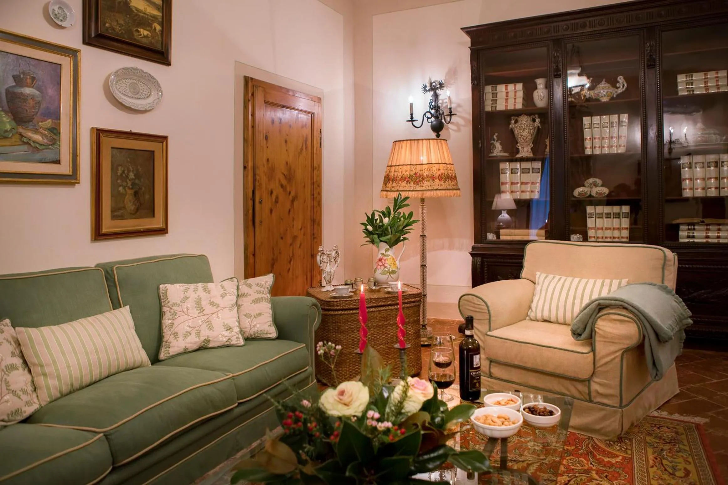 Living room in Villa Fillinelle