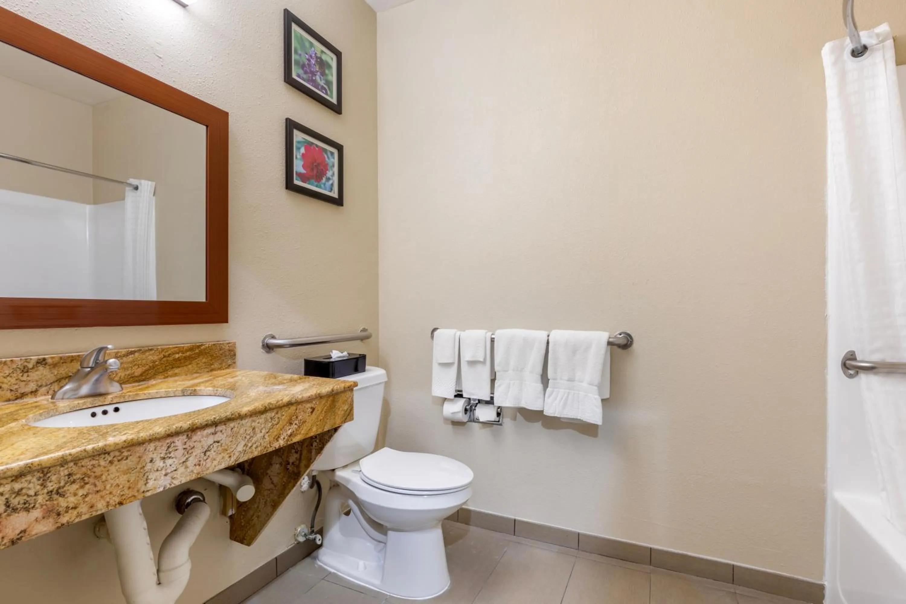 Shower in Comfort Inn & Suites Temple - Medical Center