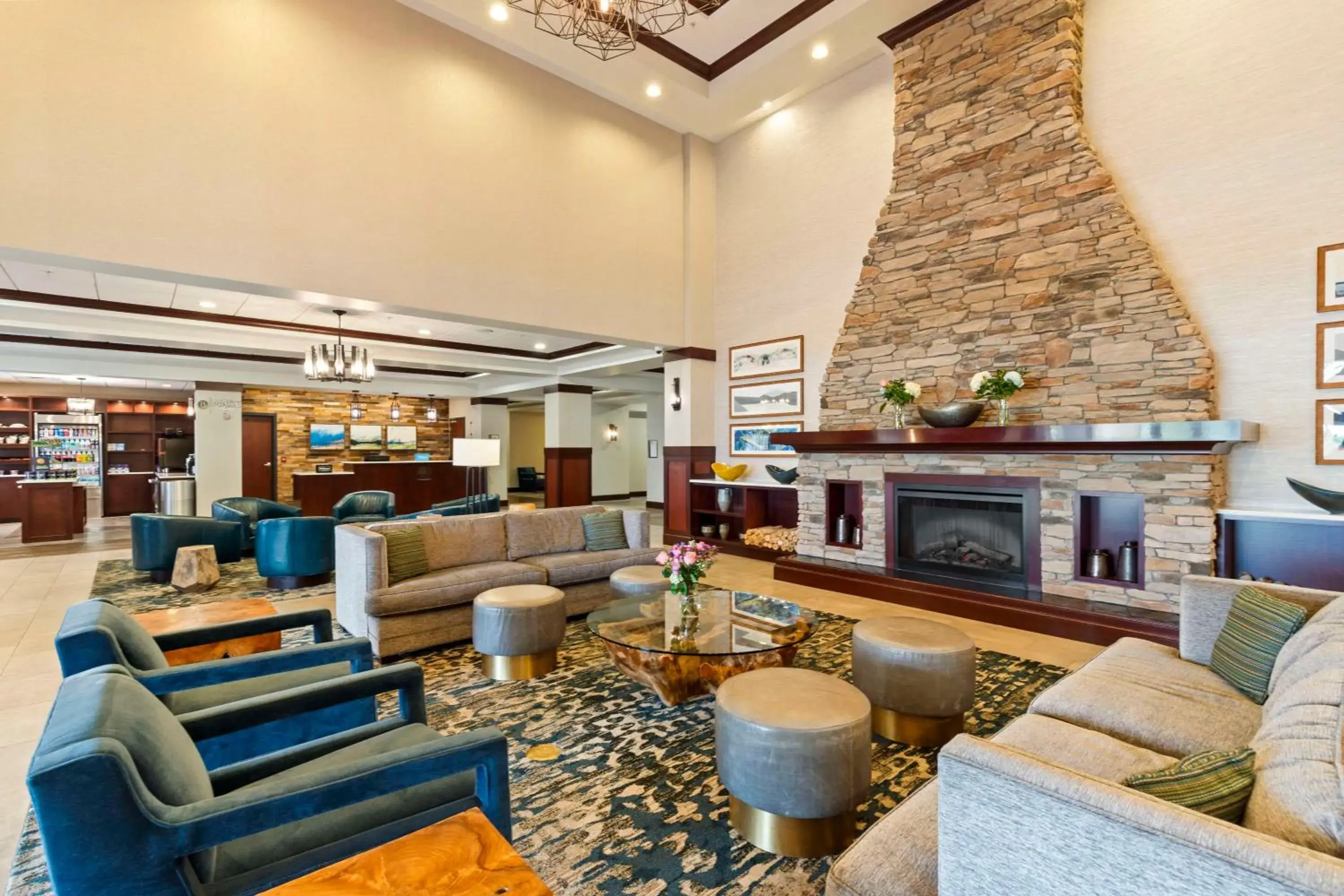 Lobby or reception in Doubletree By Hilton Front Royal Blue Ridge Shadows Lobby or reception in Doubletree By Hilton Front Royal Blue Ridge Shadows