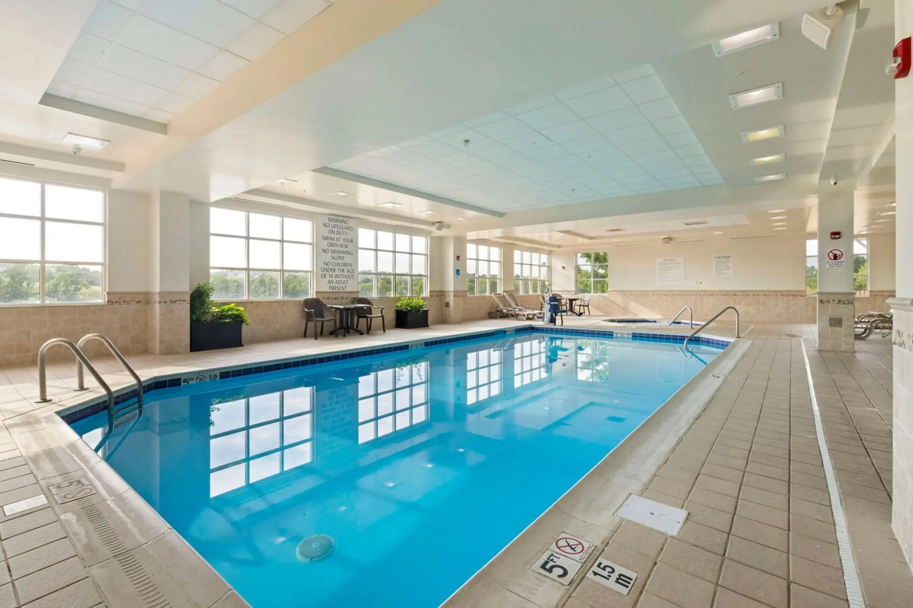 Pool view in Doubletree By Hilton Front Royal Blue Ridge Shadows Pool view in Doubletree By Hilton Front Royal Blue Ridge Shadows