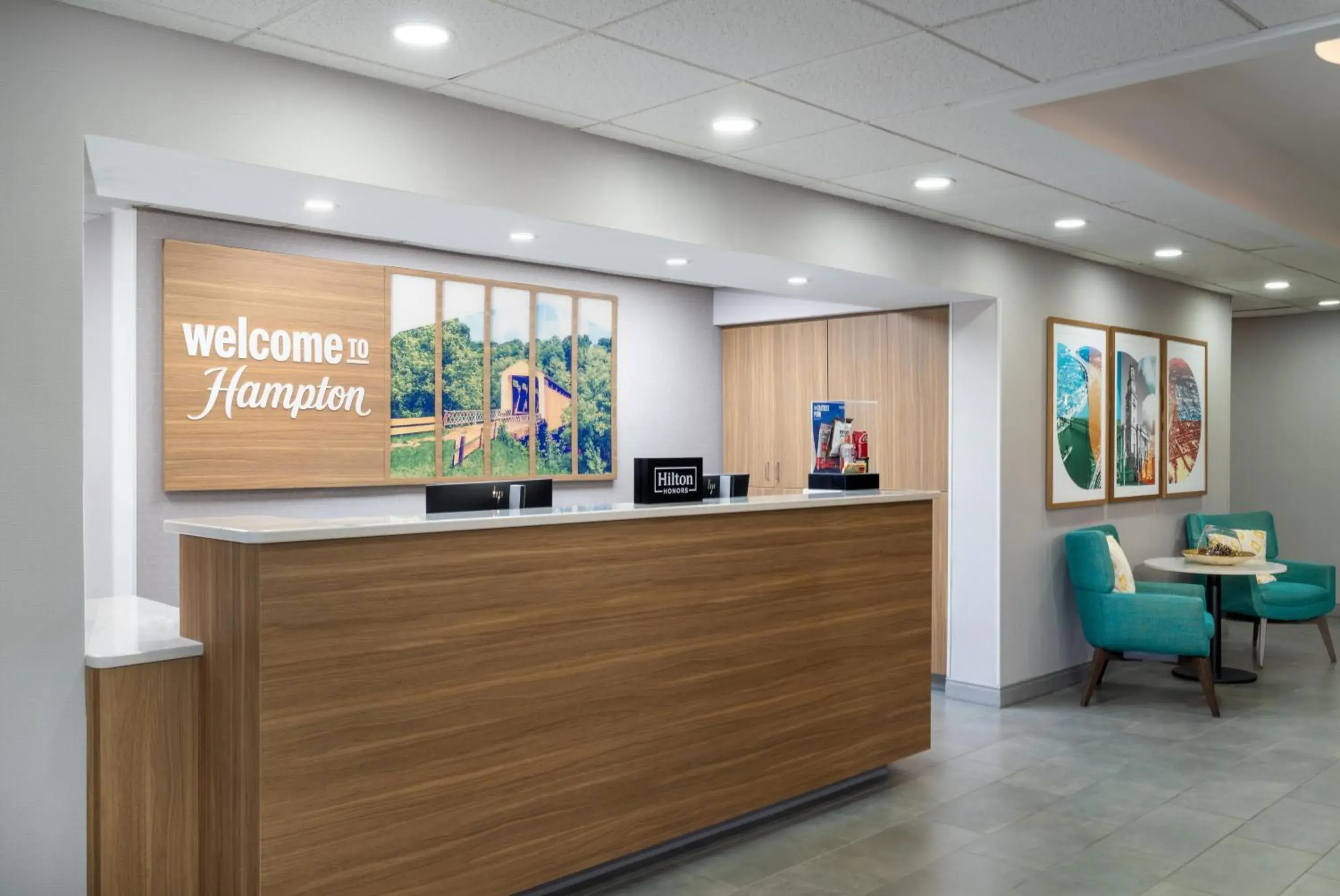 Lobby or reception in Hampton Inn Marietta Lobby or reception in Hampton Inn Marietta