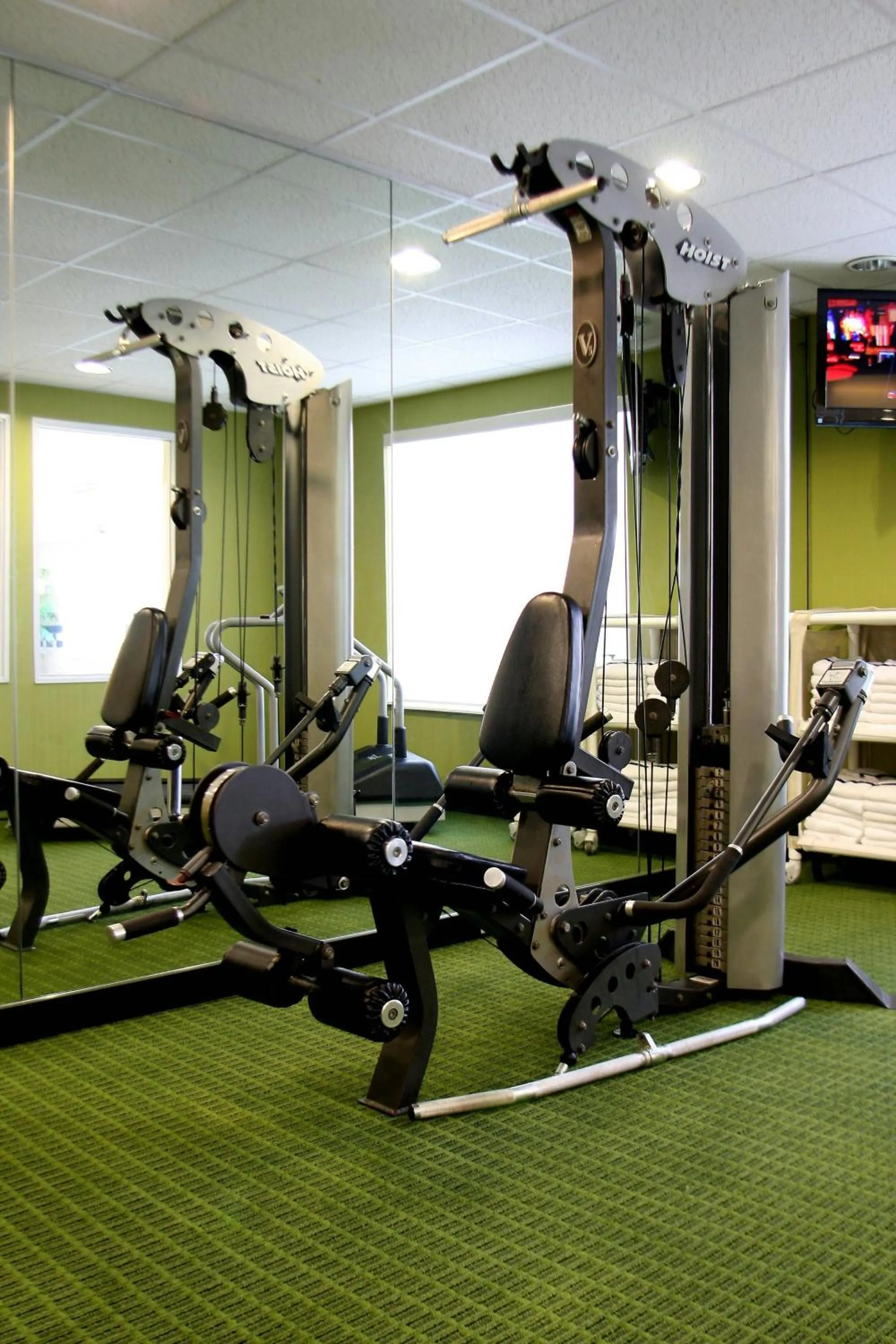 Fitness centre/facilities in Fairfield Inn and Suites by Marriott Marion