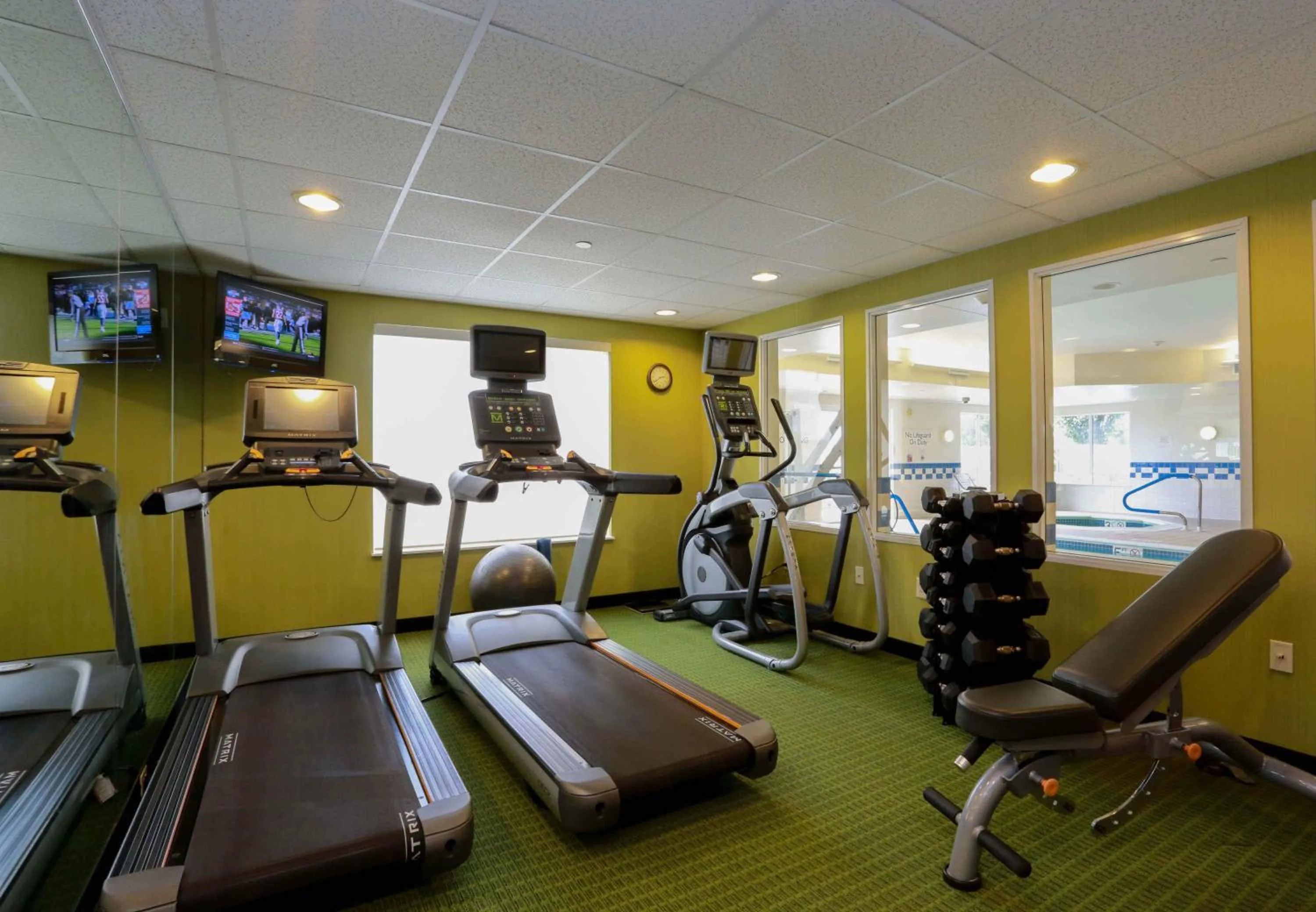 Fitness centre/facilities in Fairfield Inn and Suites by Marriott Marion
