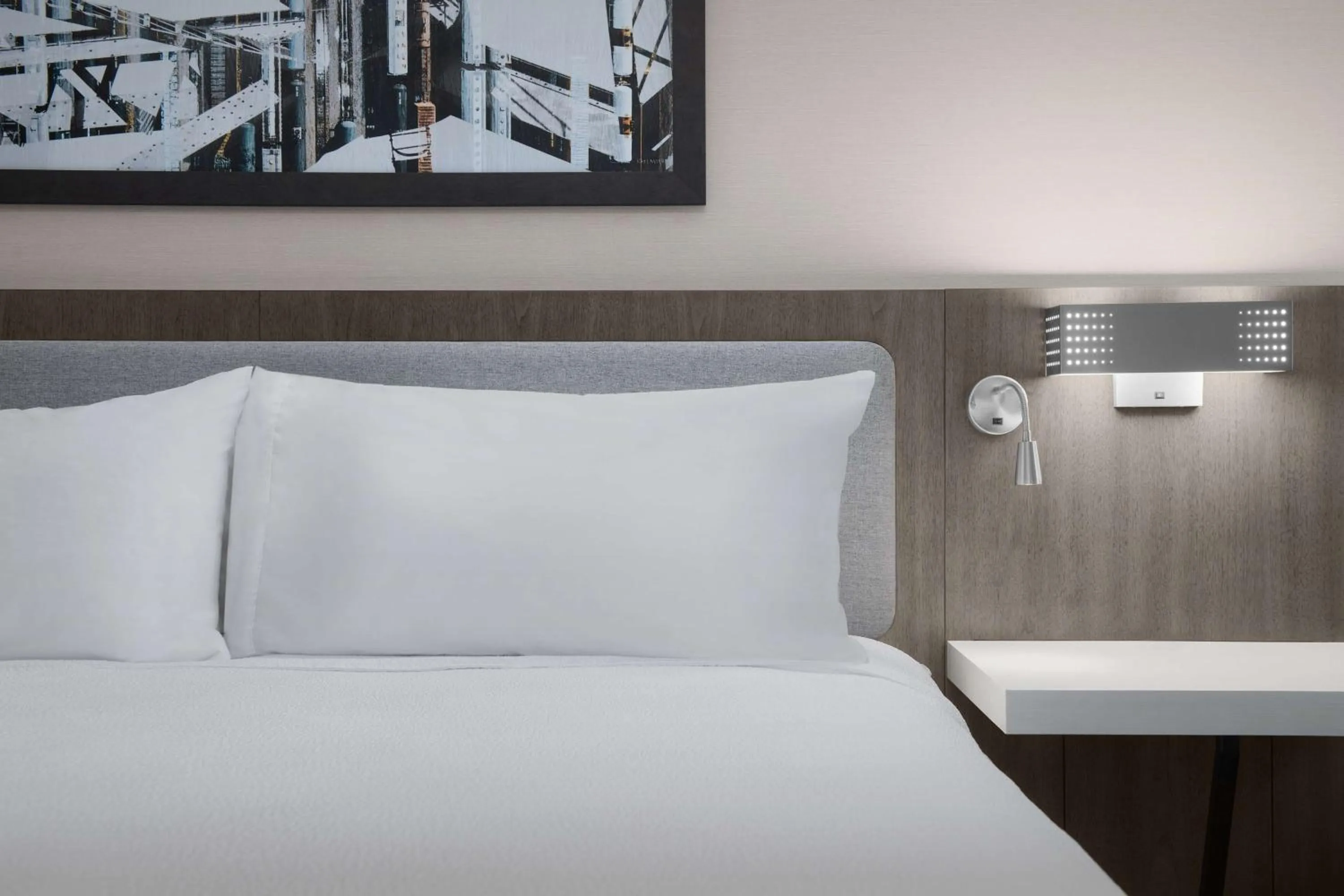 Bed in Hilton Garden Inn West Lafayette Wabash Landing