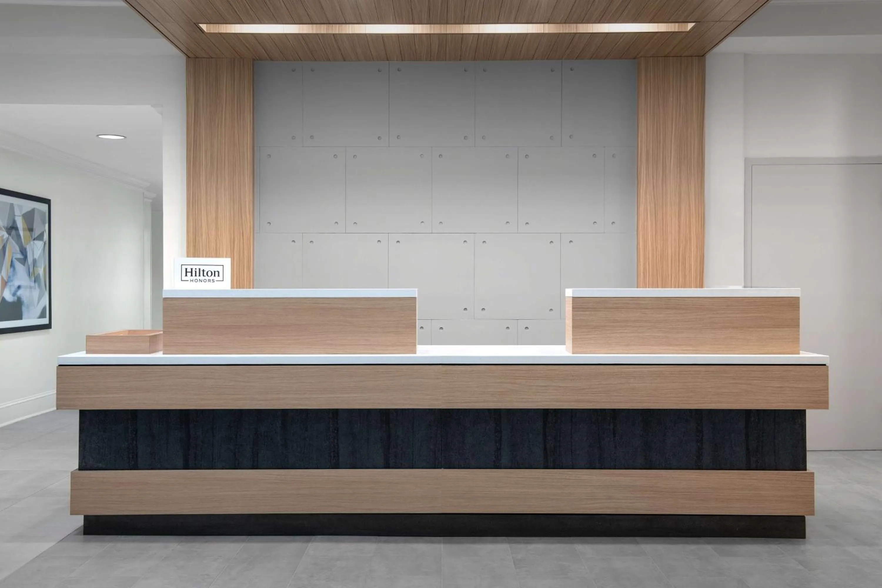 Lobby or reception in Hilton Garden Inn West Lafayette Wabash Landing