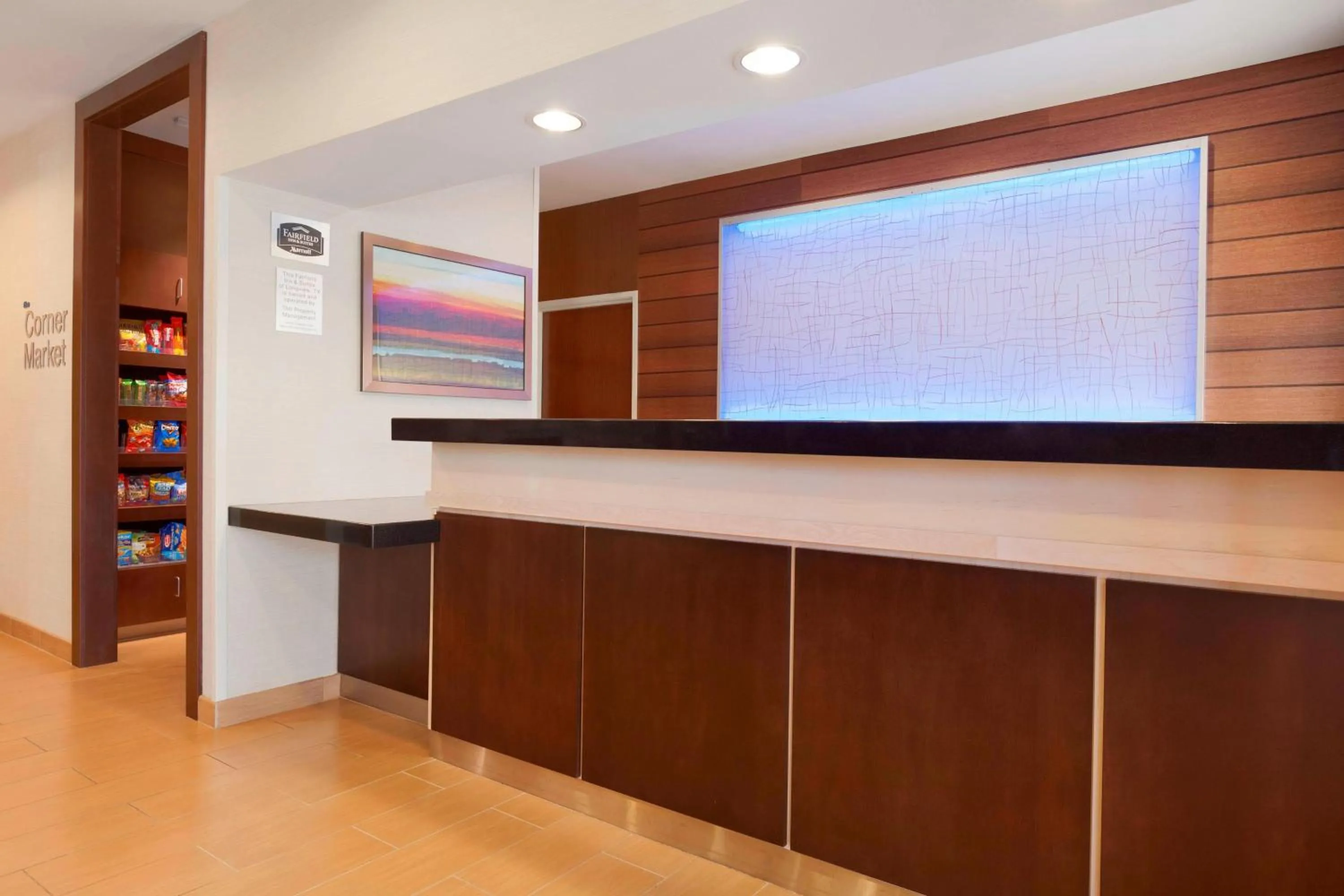 Lobby or reception in Fairfield Inn & Suites Longview