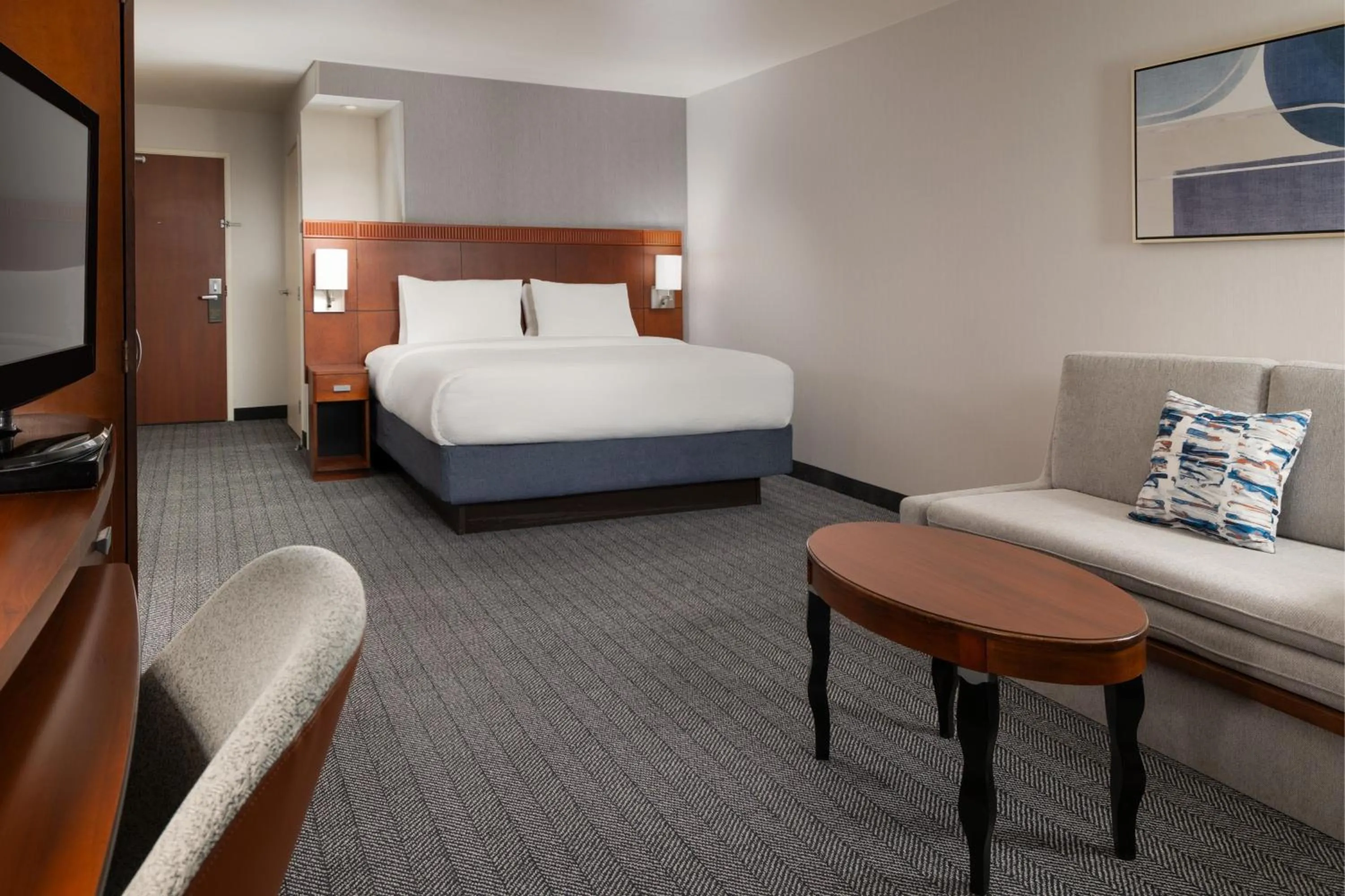 Photo of the whole room, Bed in Courtyard by Marriott Ontario Rancho Cucamonga