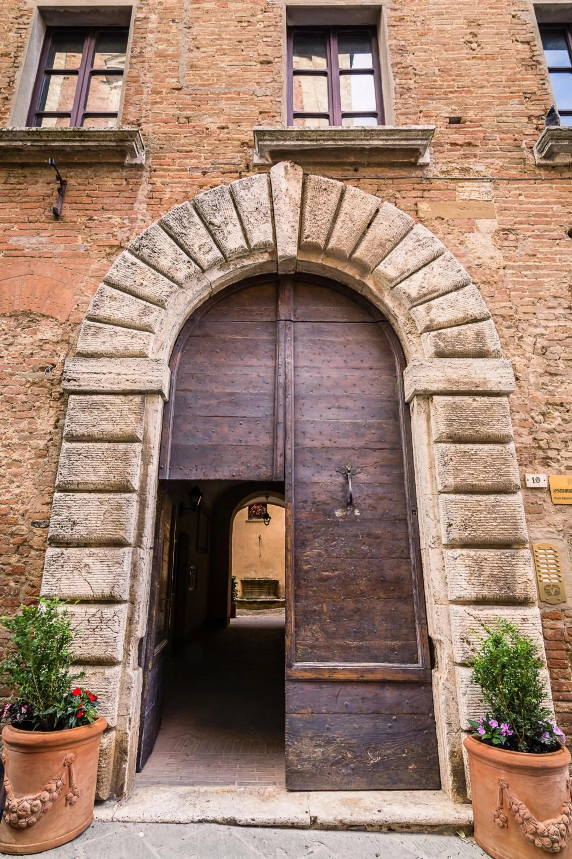 Facade/entrance in Bellarmino Boutique Apartments, Montepulciano