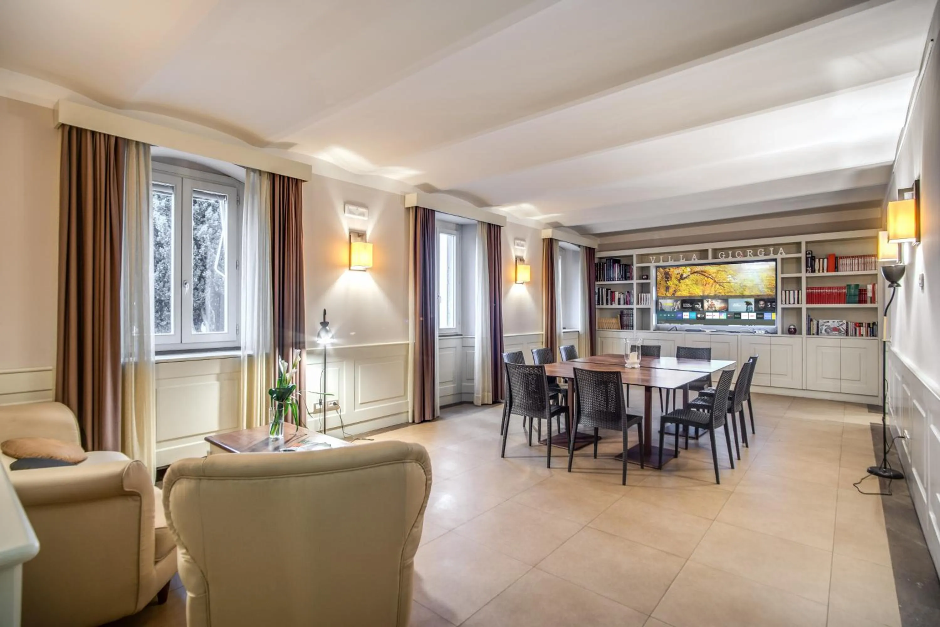 Seating area in Villa Giorgia Albergo in Collina