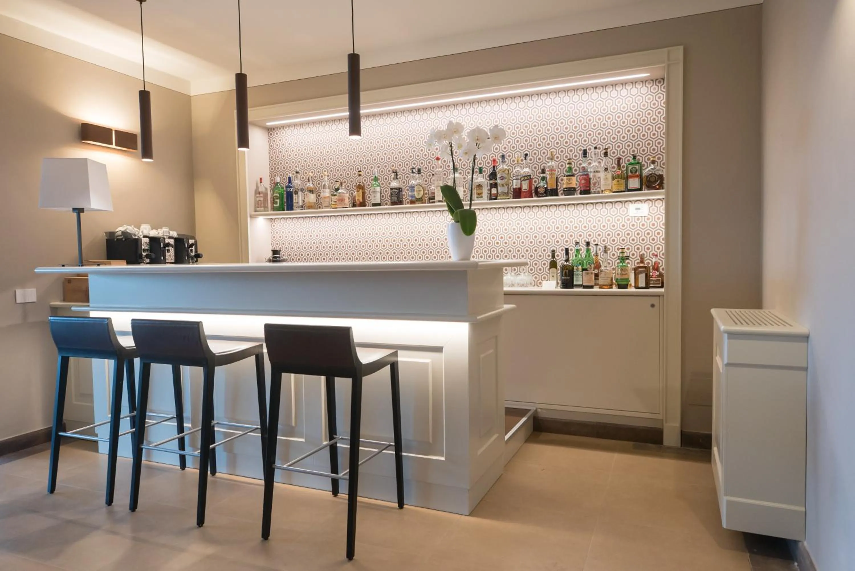 Lounge or bar in Villa Giorgia Albergo in Collina