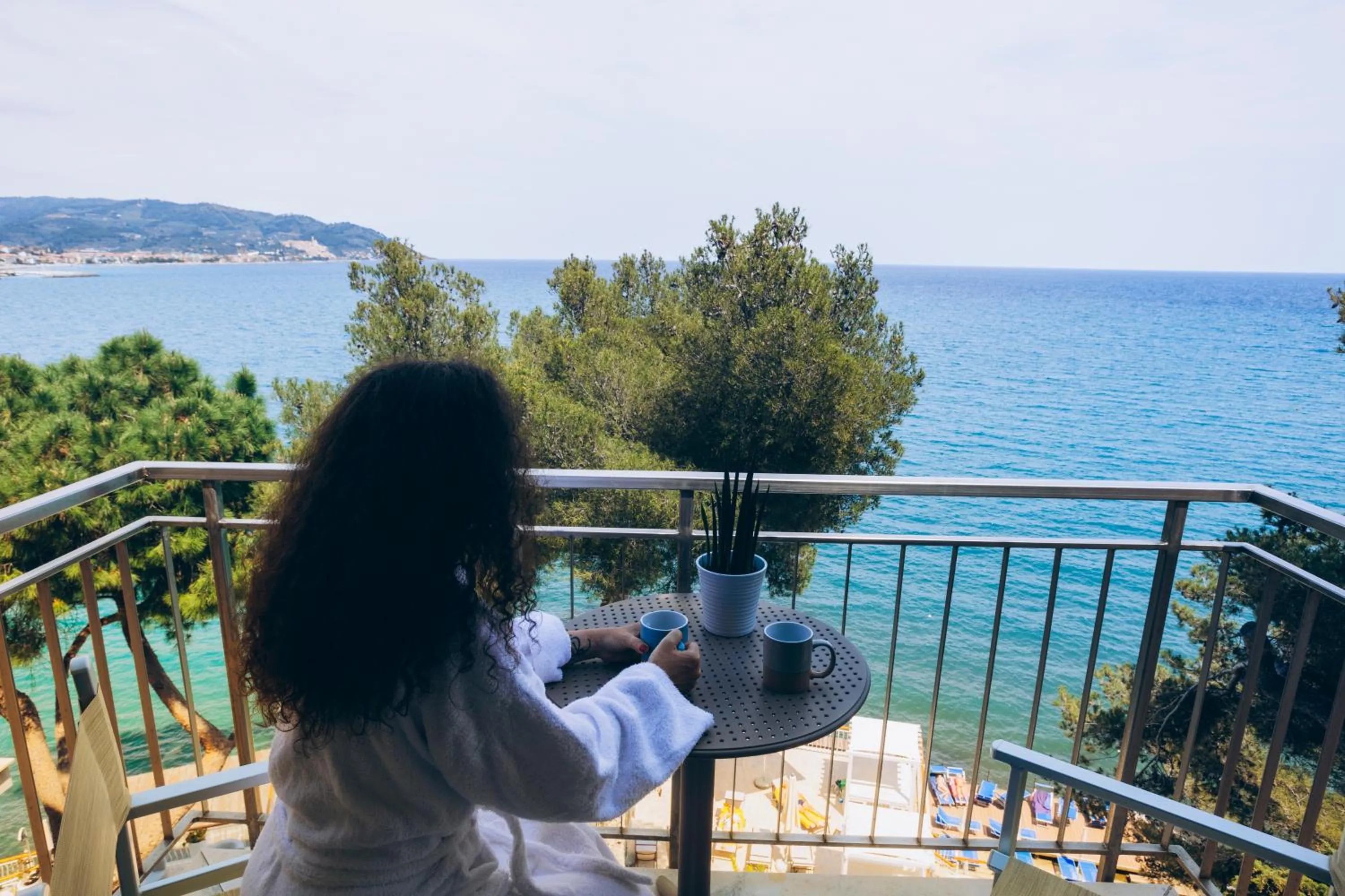 Balcony/Terrace in Hotel Arc En Ciel