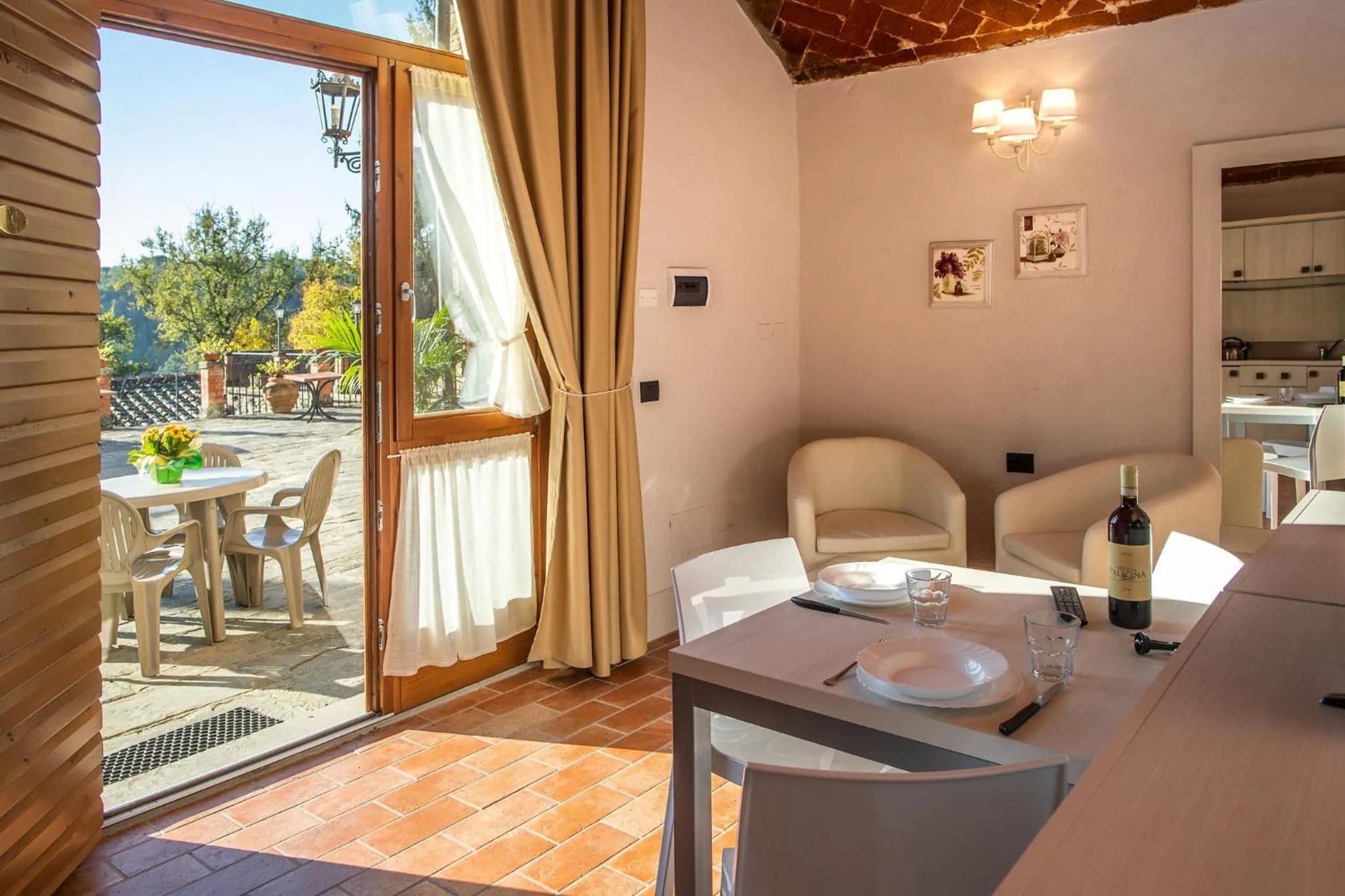 Bedroom in hu Norcenni Girasole village