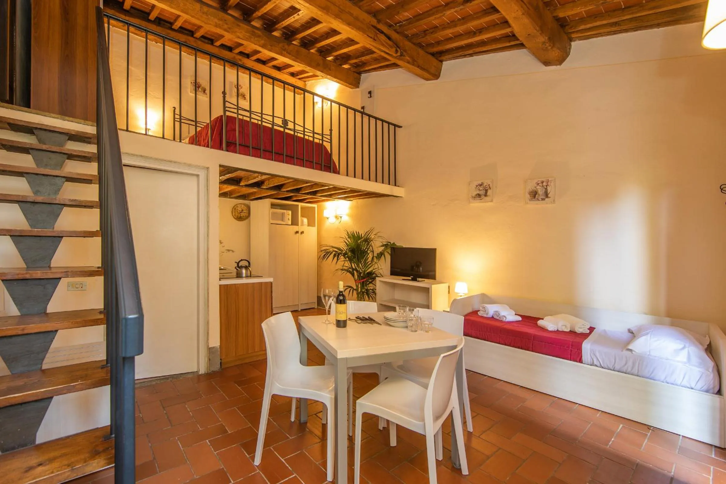 Dining area in hu Norcenni Girasole village
