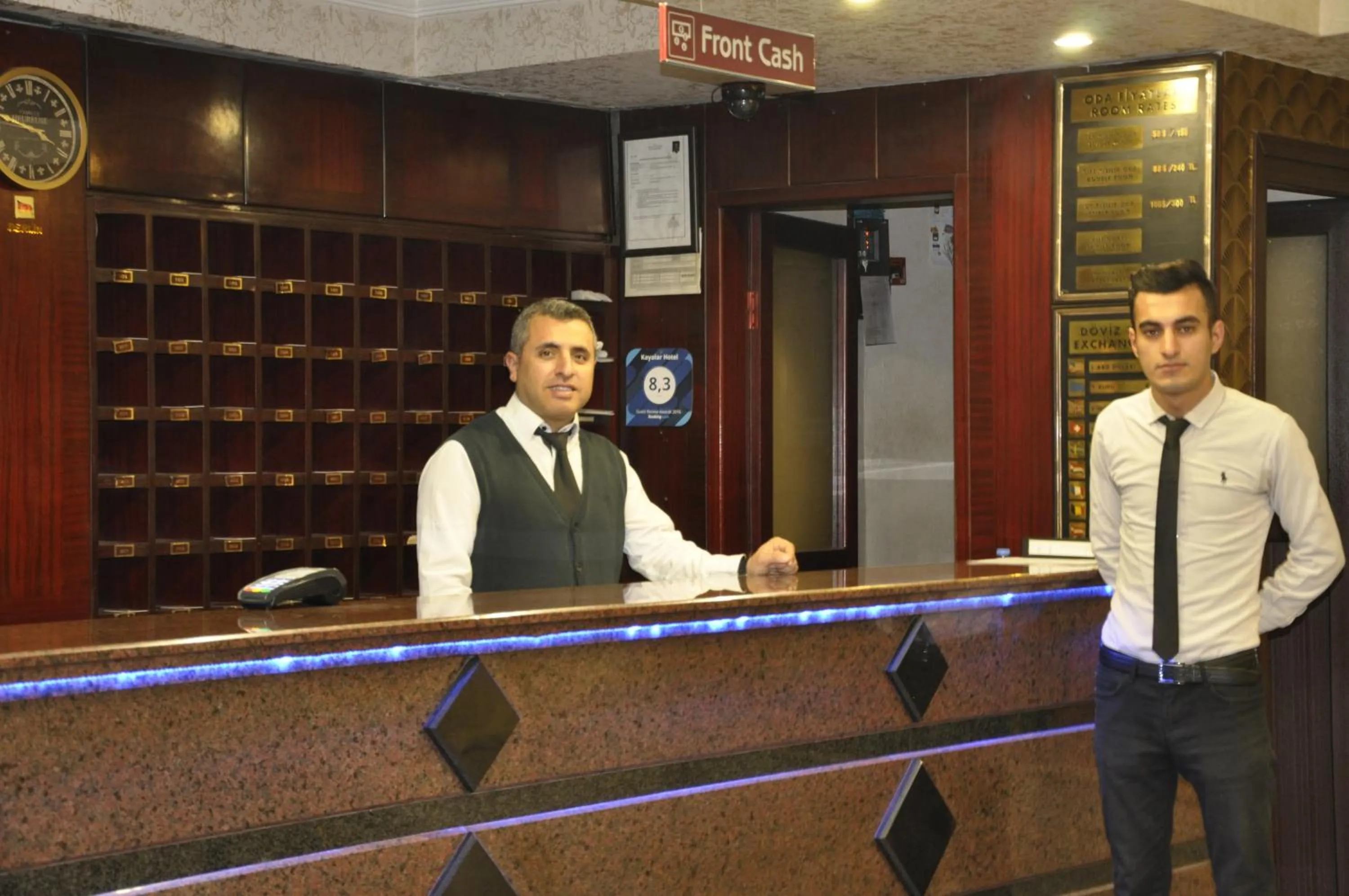 Staff in Kayalar Hotel