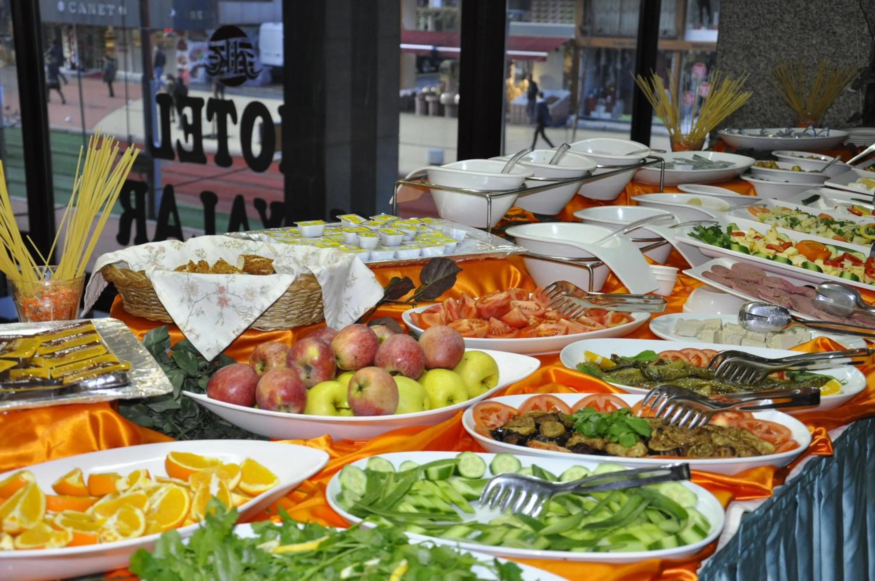 Buffet breakfast in Kayalar Hotel