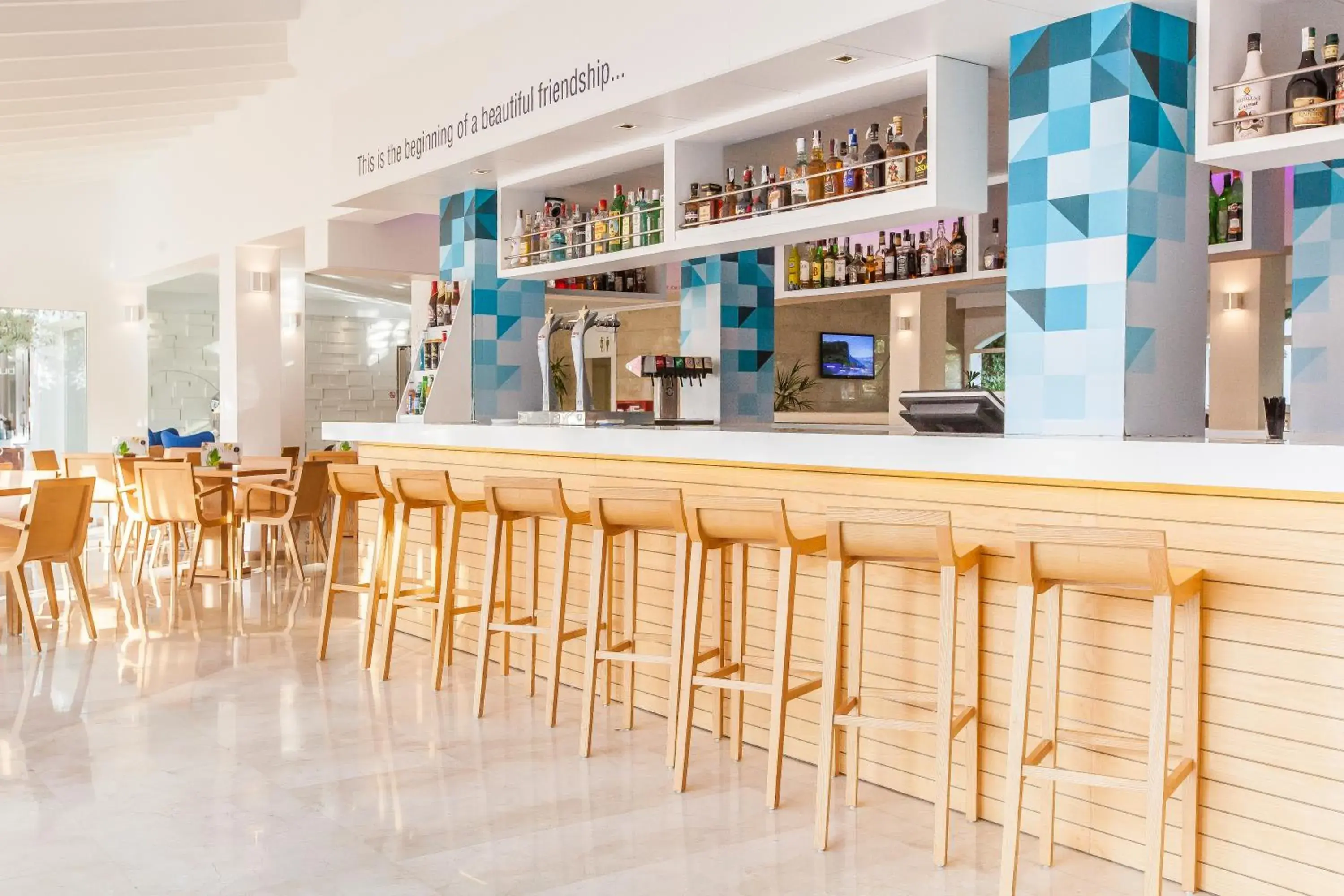 Lounge or bar in Sol de Alcudia Apartamentos Lounge or bar in Sol de Alcudia Apartamentos