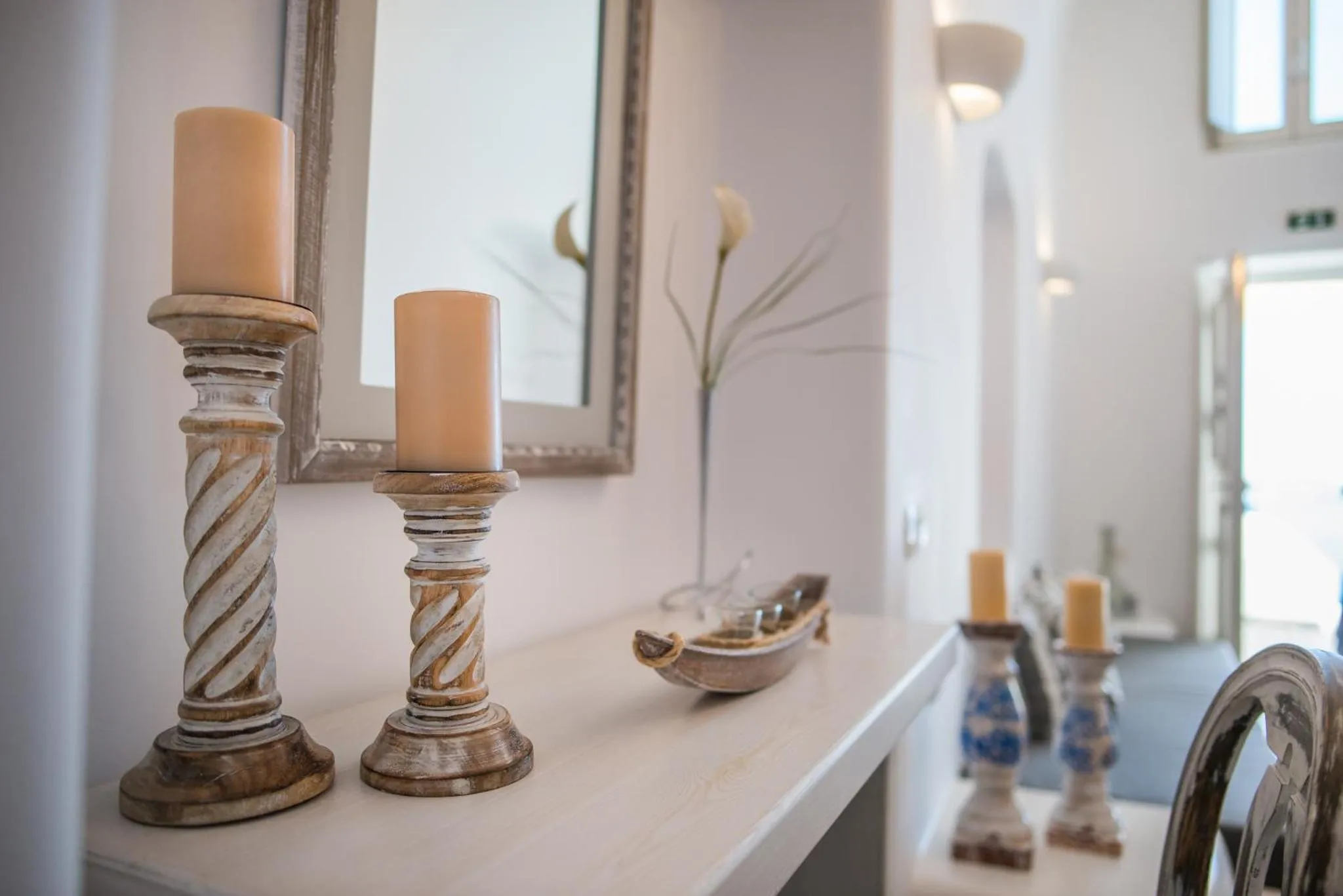 Decorative detail in Angel Luxury Suites