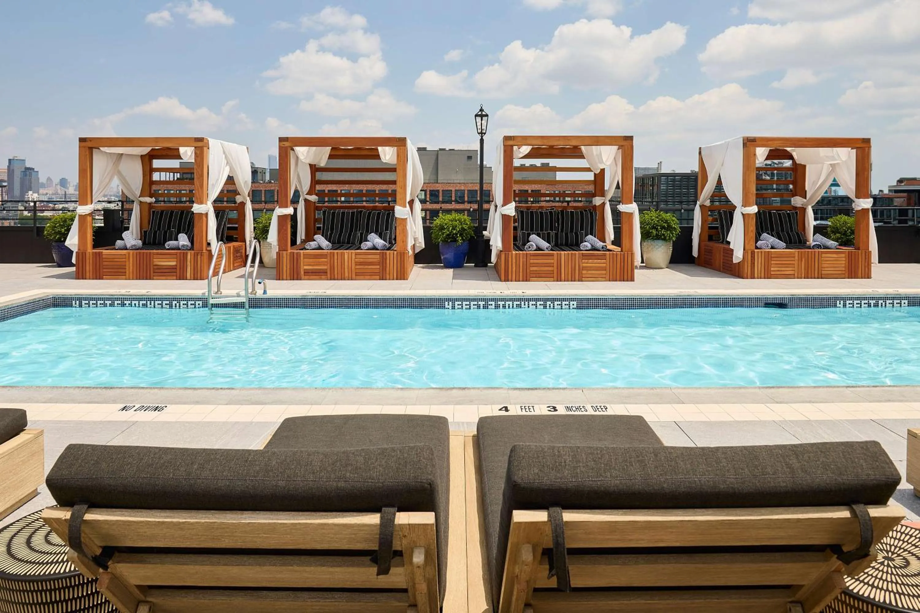 Pool view in Arlo Williamsburg