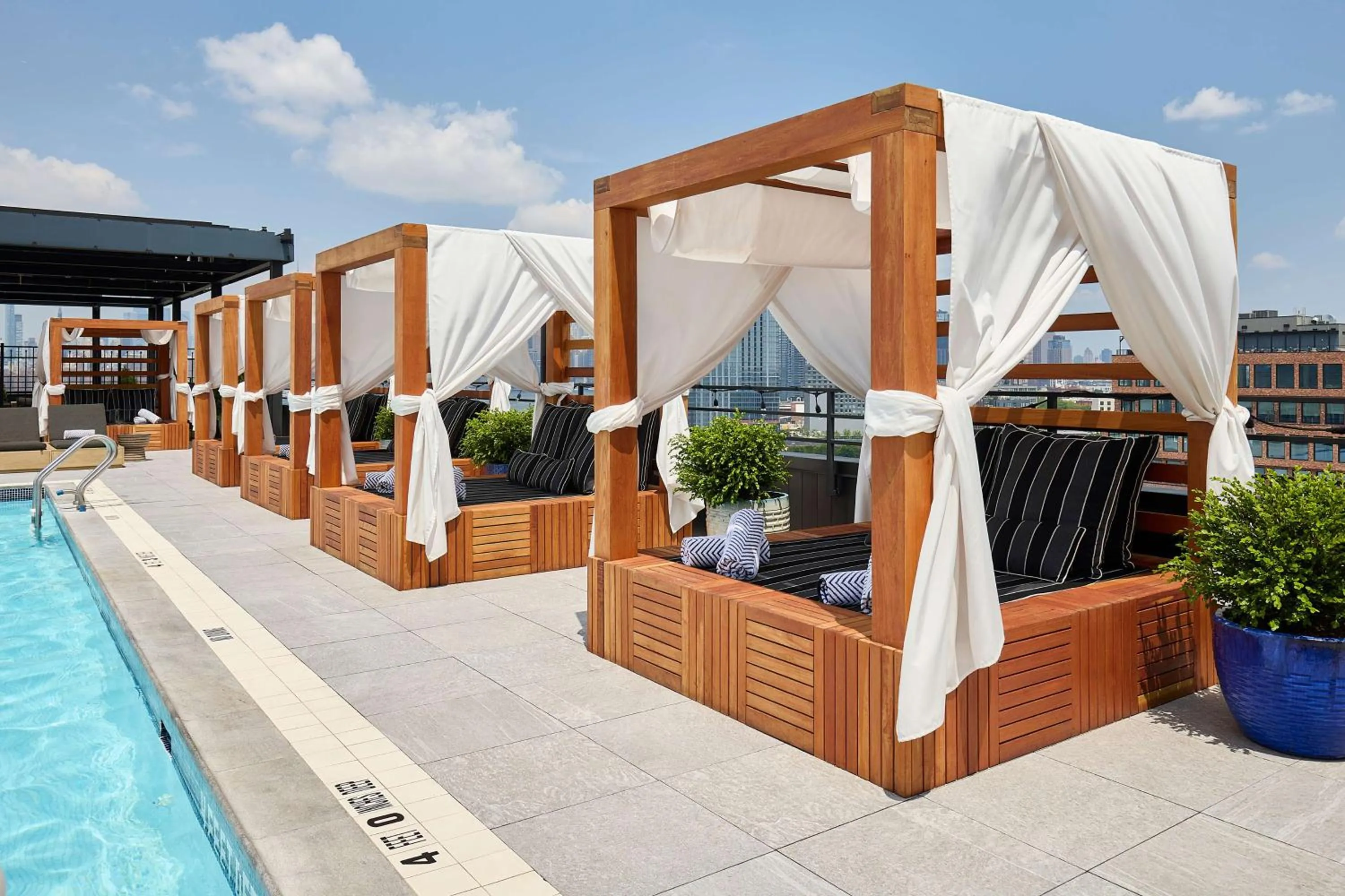 Pool view in Arlo Williamsburg